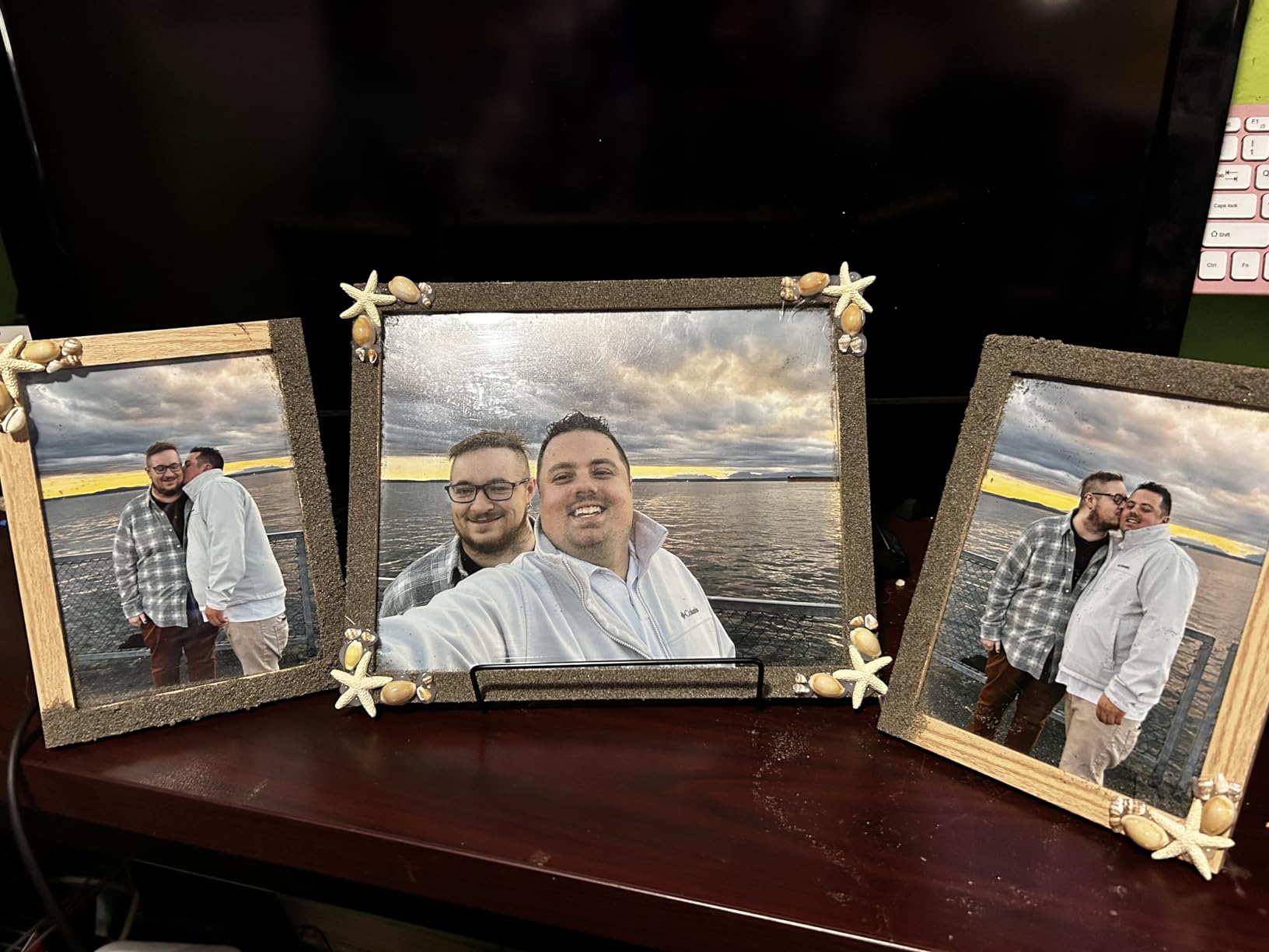 upsimples Picture Frames Set of 10, Including 8x10, 5x7, 4x6 Black Frame customer photo 1