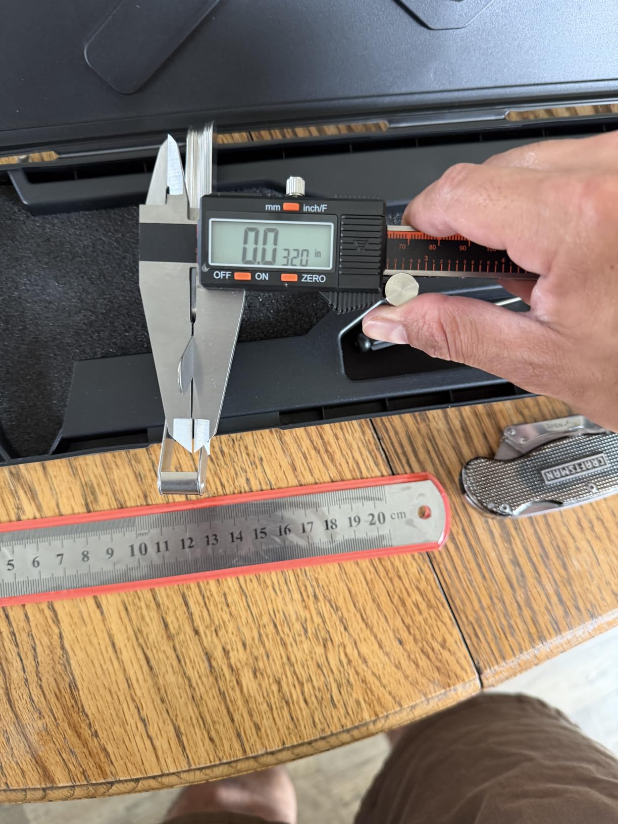 HARDELL Digital Caliper 12 Inch, Micrometer Calipers with Large LCD Screen | Stainless Caliper Measuring Tool, Inch/mm/Fraction, Auto-Off and Sturdy Case. For Automotive, Woodwork, Large Projects customer photo 2