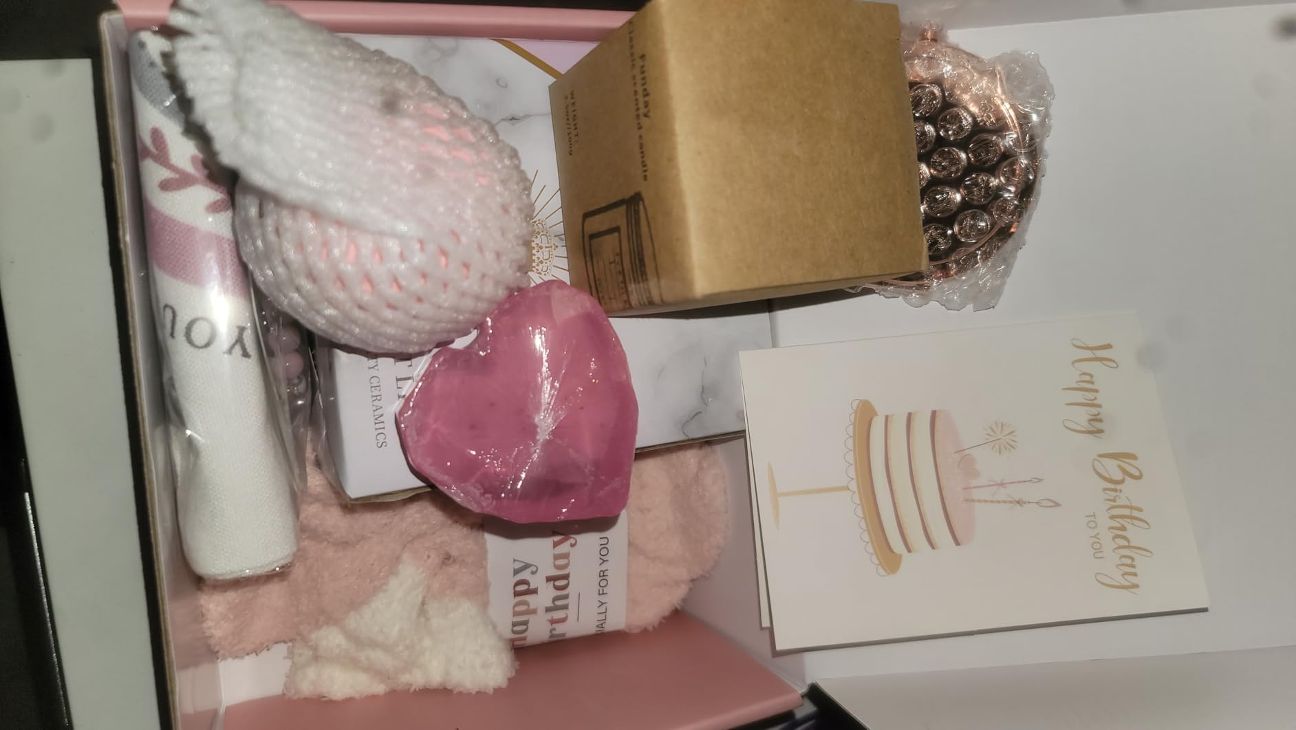 Birthday Gifts for Women Happy Birthday Gift Baskets for Women Unique Not A Day Over Fabulous Mug Gift ideas Pink Gifts Box Set Presents for Her Friends Mom Sister Wife Coworkers Daughter Aunt Mom customer photo 1