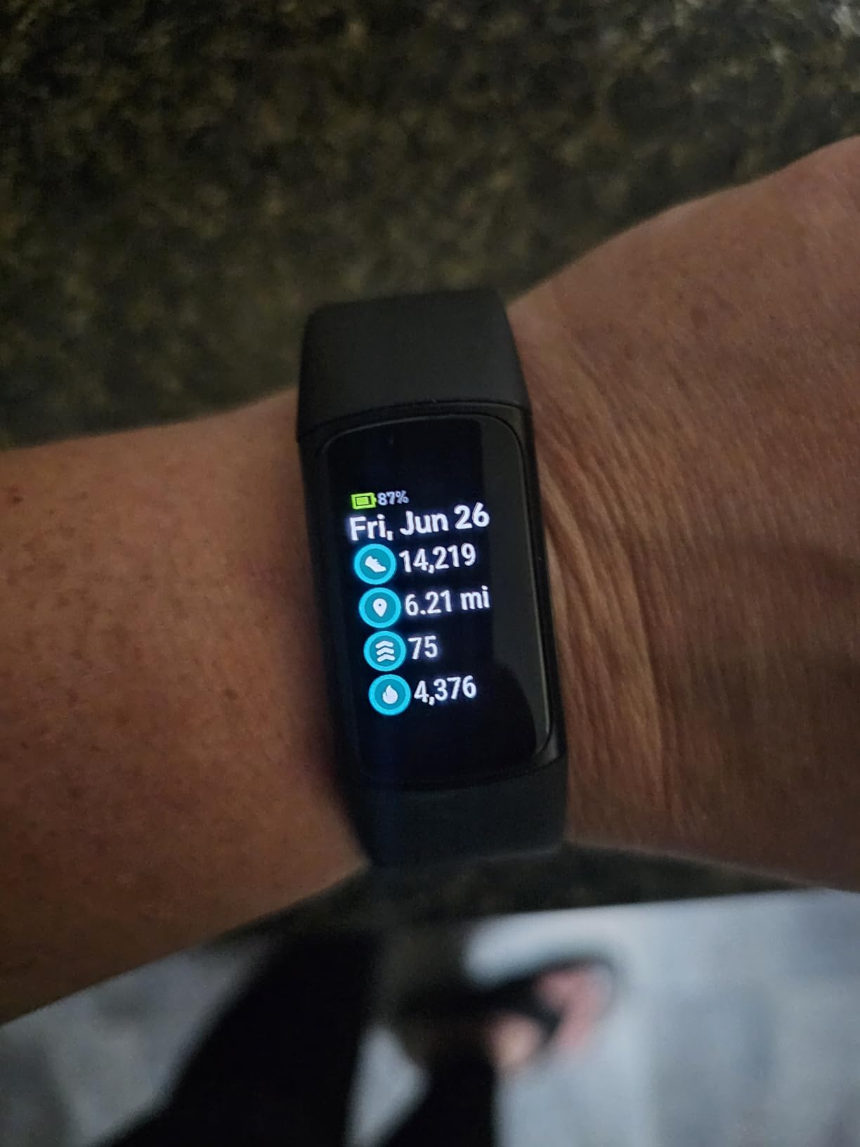 Google Fitbit Charge 6 - Fitness Tracker - Obsidian/Black | Google apps, heart rate on exercise equipment, 3-month Google Health Premium membership included, small and large bands customer photo 1