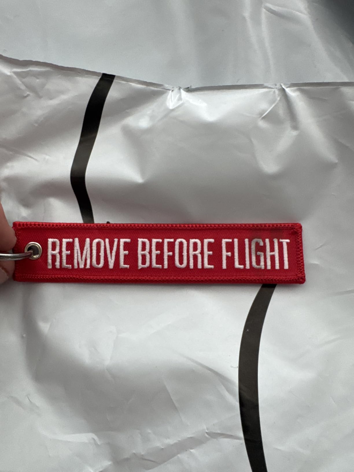 Rotary13B1 PREMIUM QUALITY - REMOVE BEFORE FLIGHT - RED Key Chain customer photo 1