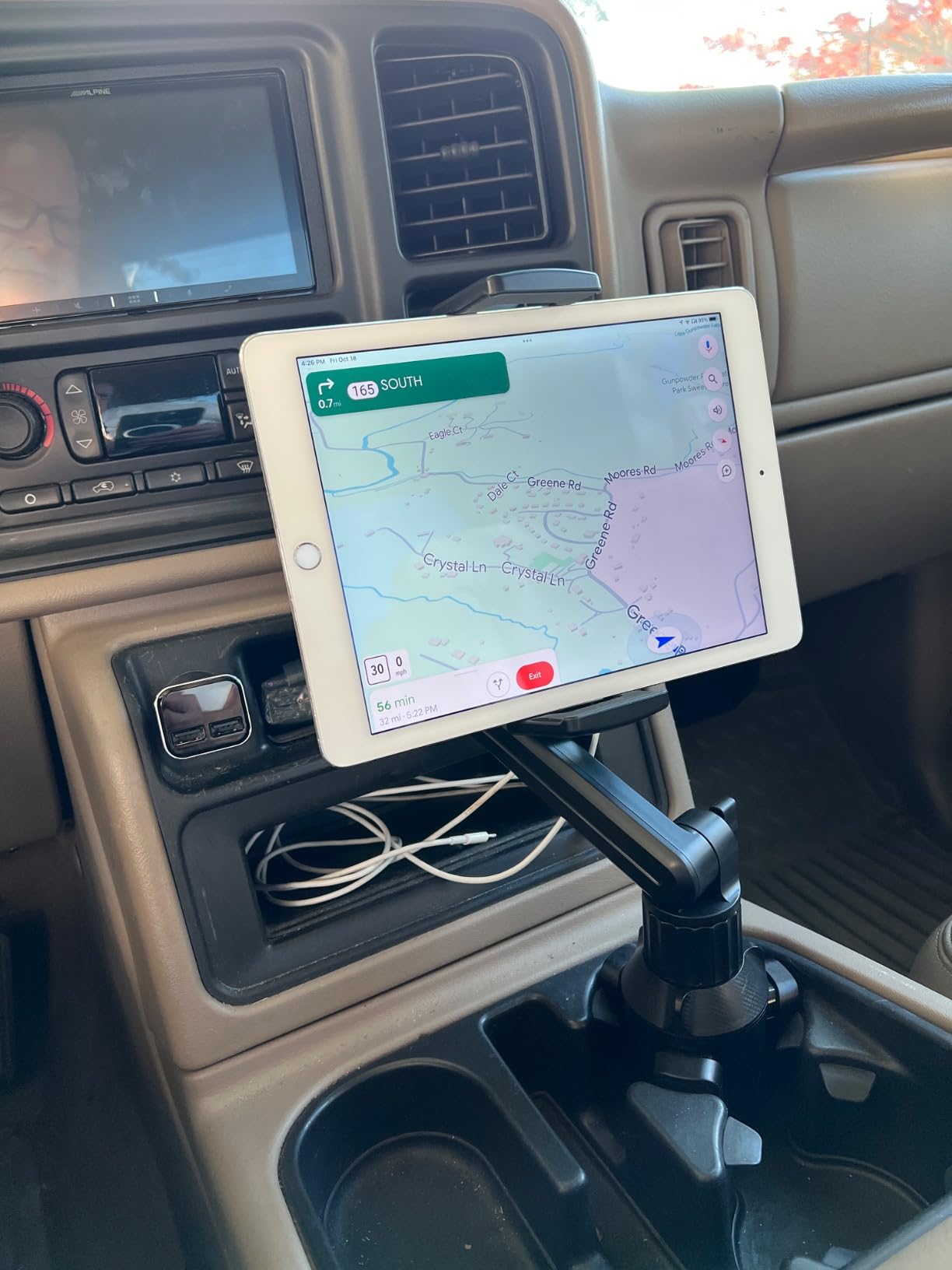 eSamcore Tablet Holder for Car, for iPad Stand Cup Holder Car Mount customer photo 1