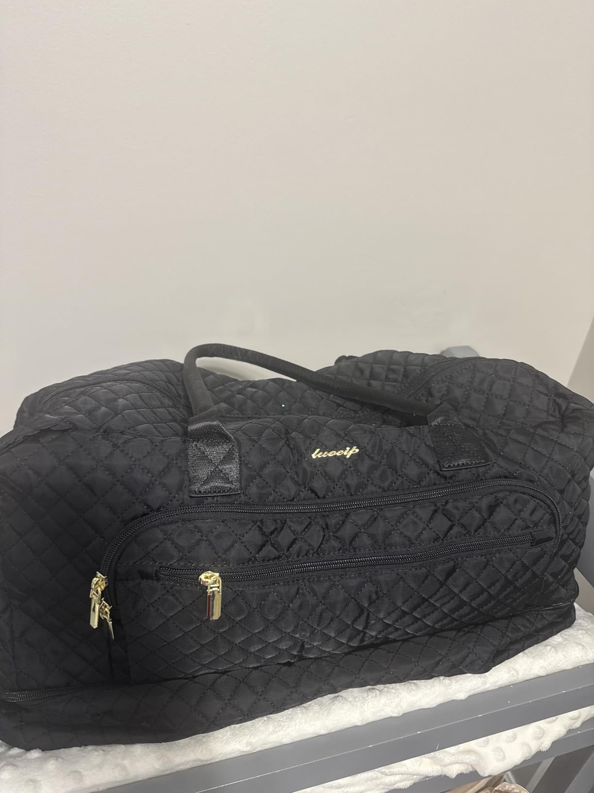 Large Travel Duffle Bags for Women: 35L Weekender Bag with Shoe Compartment customer photo 2