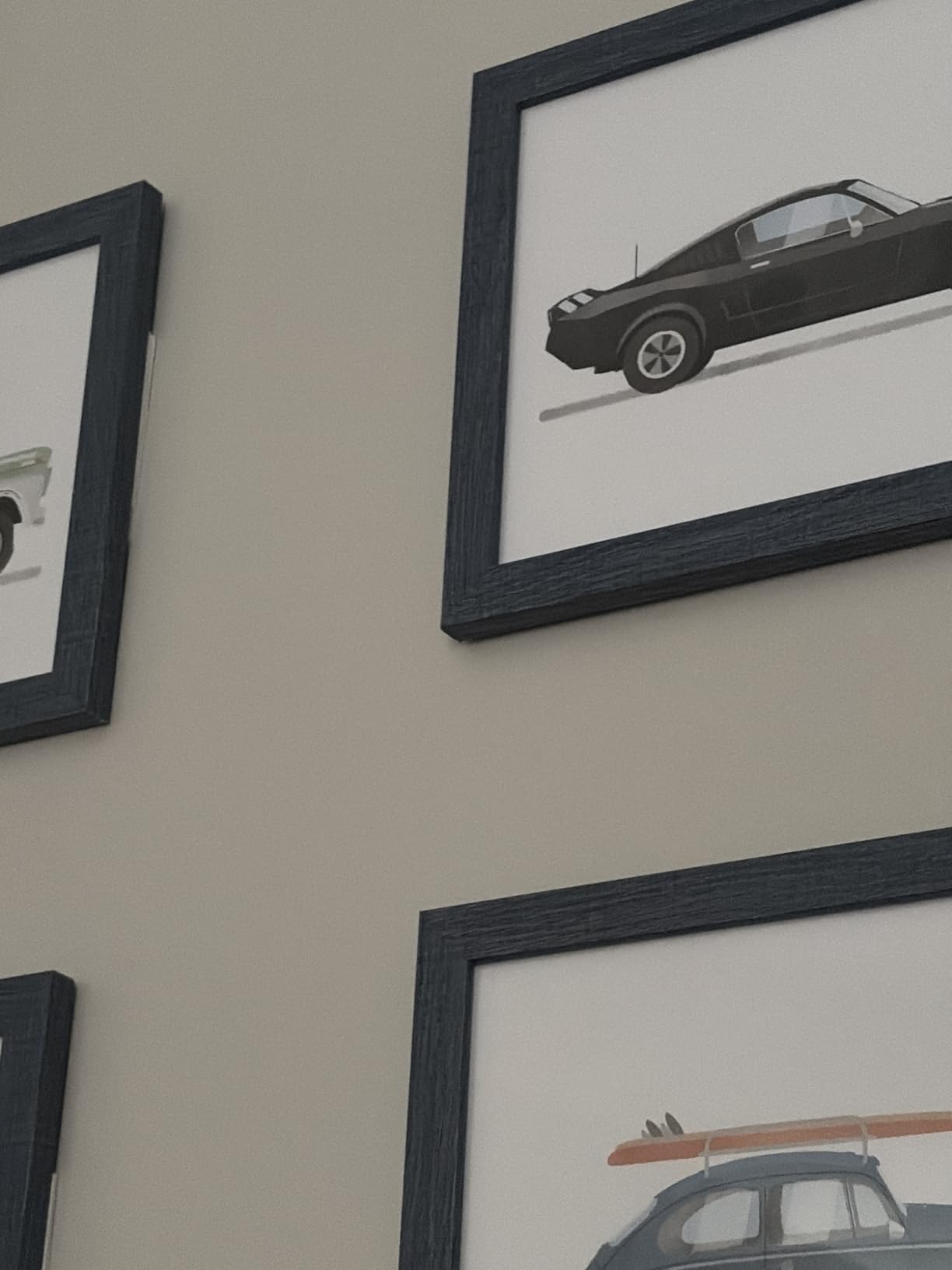 Vittanly 8x10 Picture Frames Set of 9 for Wall or Tabletop Display, Black customer photo 1