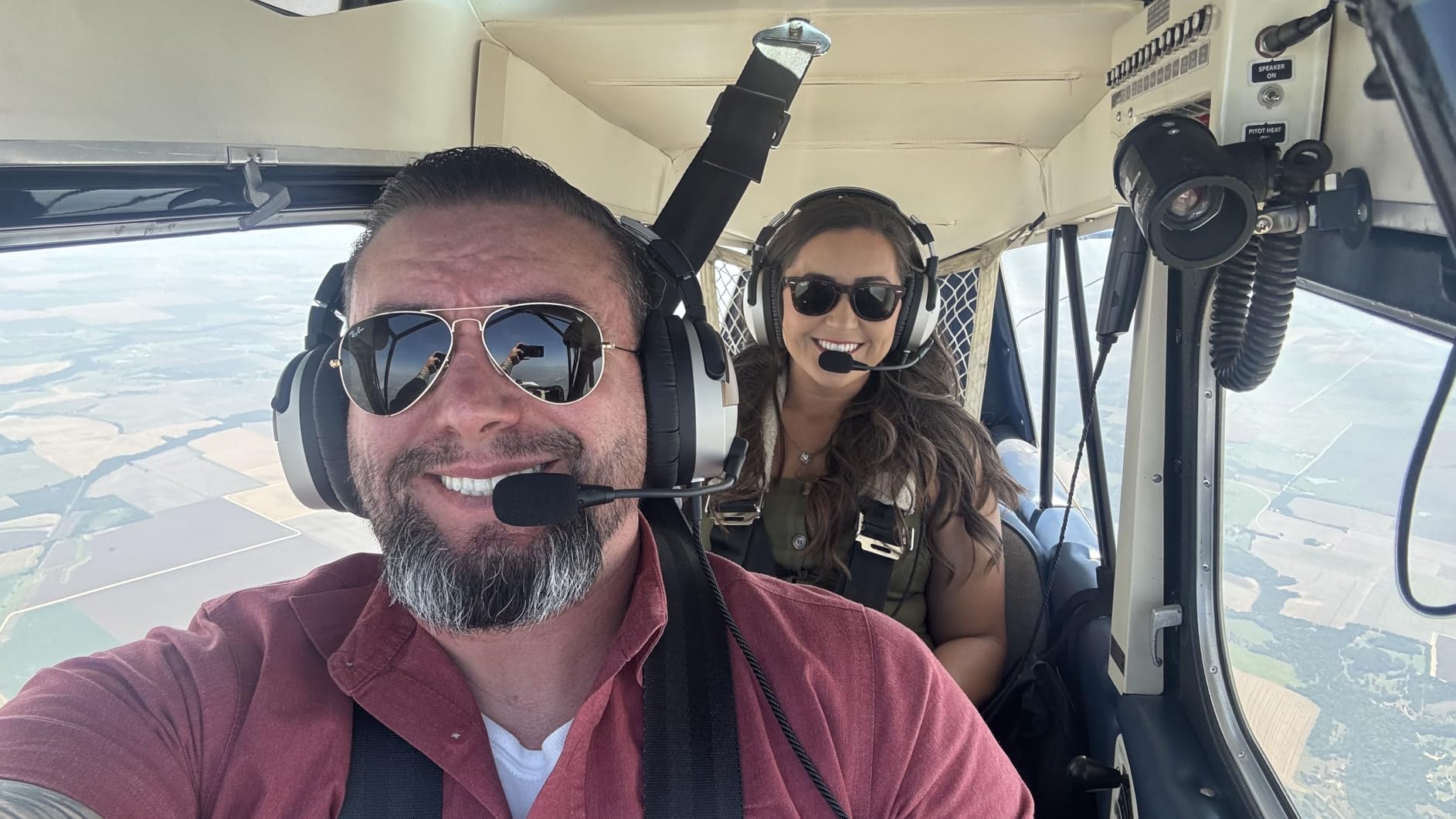 LIGHTSPEED Delta Zulu™ ANR Aviation Headset - Premium Noise Canceling Bluetooth Headset for Pilots with Built-in Carbon Monoxide Monitoring and Personalized EQ (GA Dual Plugs) customer photo 2