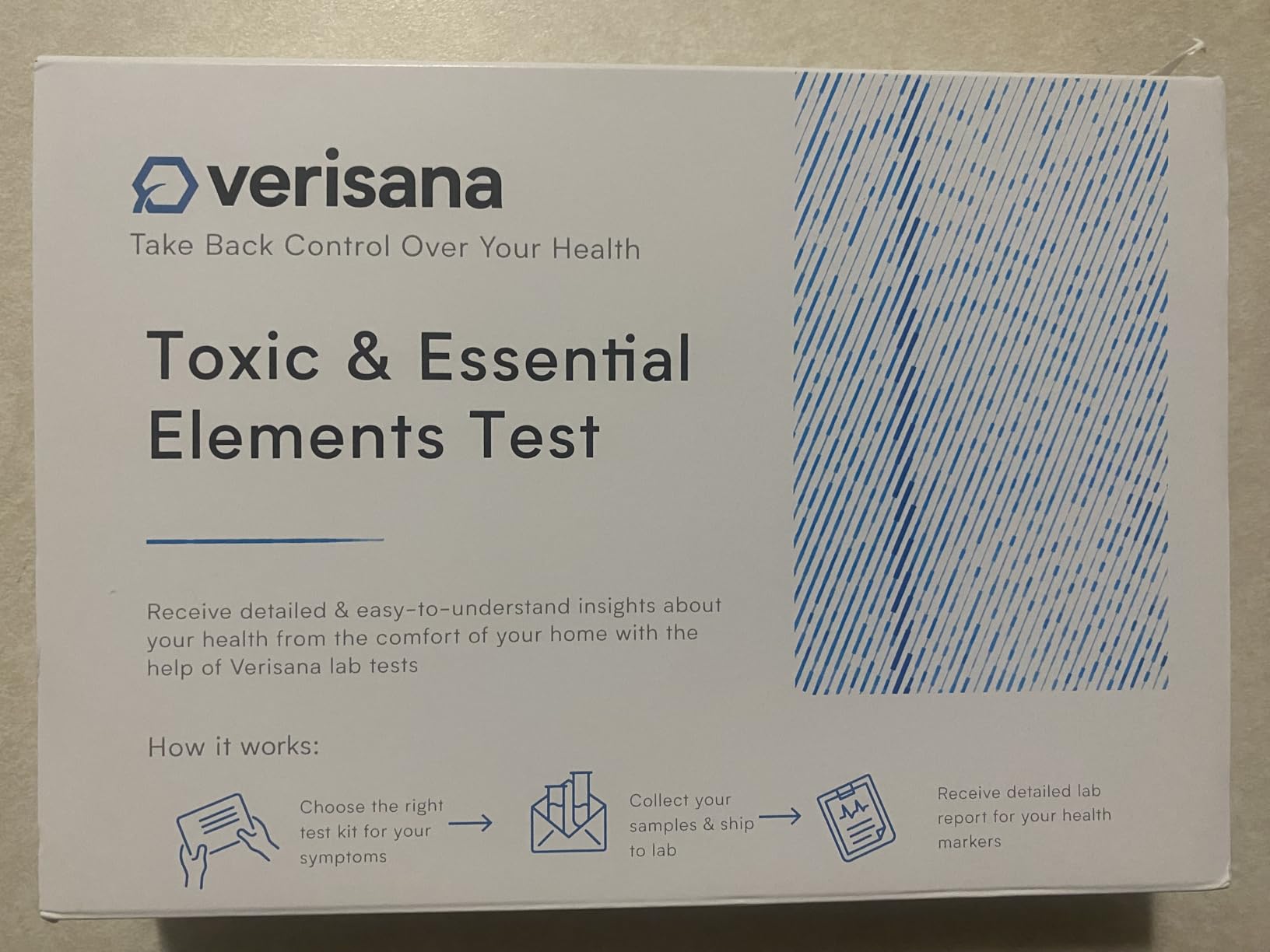 Toxic & Essential Elements Test – Urine Analysis for 8 Elements and Heavy Metals Including Mercury, Arsenic and Cadmium – Verisana customer photo 1