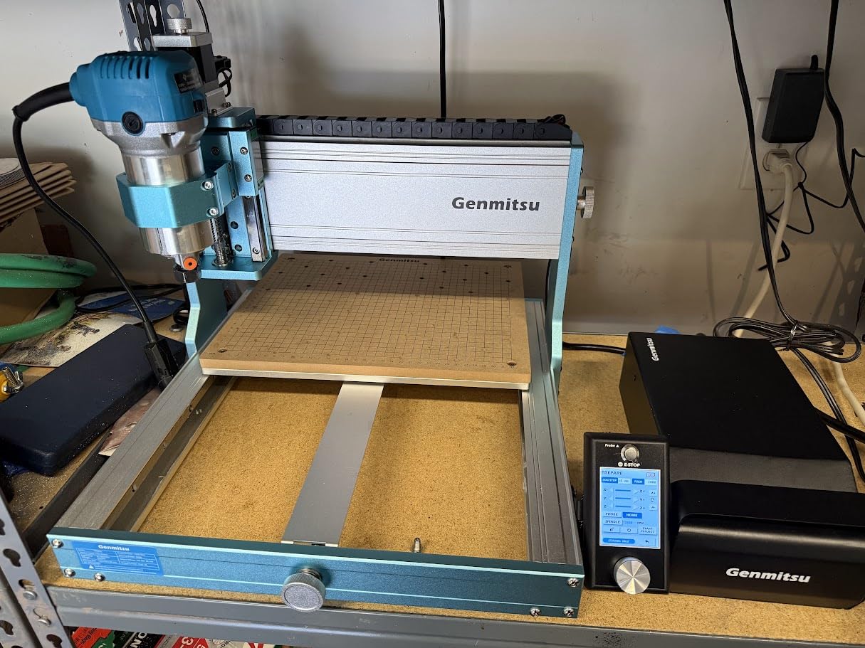 Genmitsu 3030-PROVer Ultra CNC Router Machine for Metal, All Metal CNC Engraver with Powerful 710W Spindle, ±0.03mm High Precision, Dual Linear Guides & Ball Screws, for Aluminum & Acrylic Engraving customer photo 1