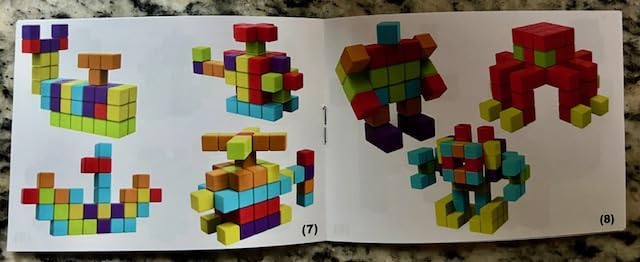 Magnetic Building Blocks Large, 1.65 inch Stacking Cubes for Toddlers customer photo 2