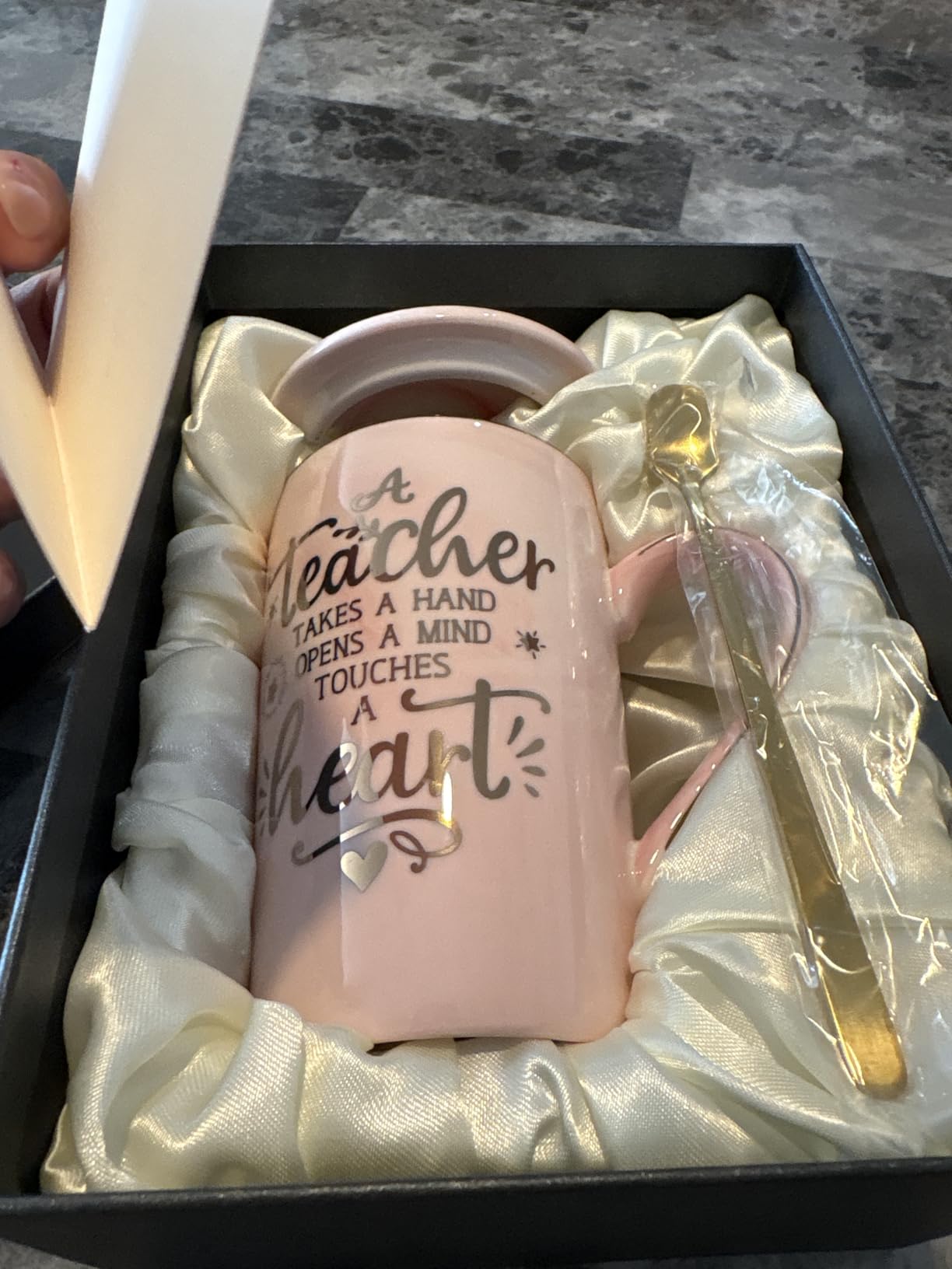 Nurse Gifts for Women, Funny Nurse Mug, 14oz Pink Marbled Gold Print Cup customer photo 1