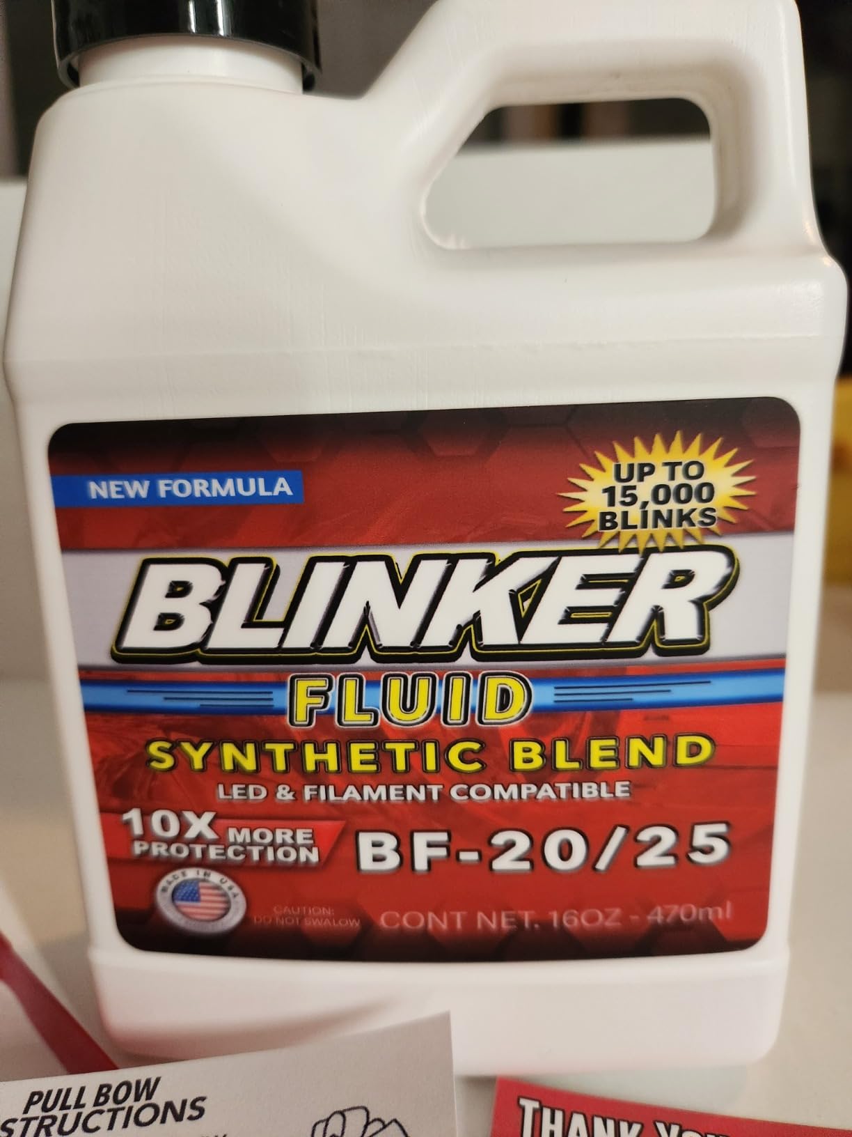 Jergrim Blinker Fluid, Funny Gag Gifts, Great for White Elephant Gift for Adult,Men&Women Christmas Secret Santa,Mechanic, Novelty, Car Guy, Prank, Gifts for Person who has Everything or Want Nothing customer photo 1