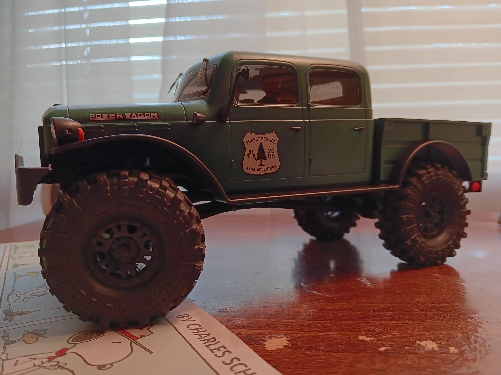 Axial RC Truck SCX24 40's 4 Door Dodge Power Wagon Green 1/24 4 Wheel Drive-RTR(Everything Needed to Run Included) AXI00007T2 customer photo 2