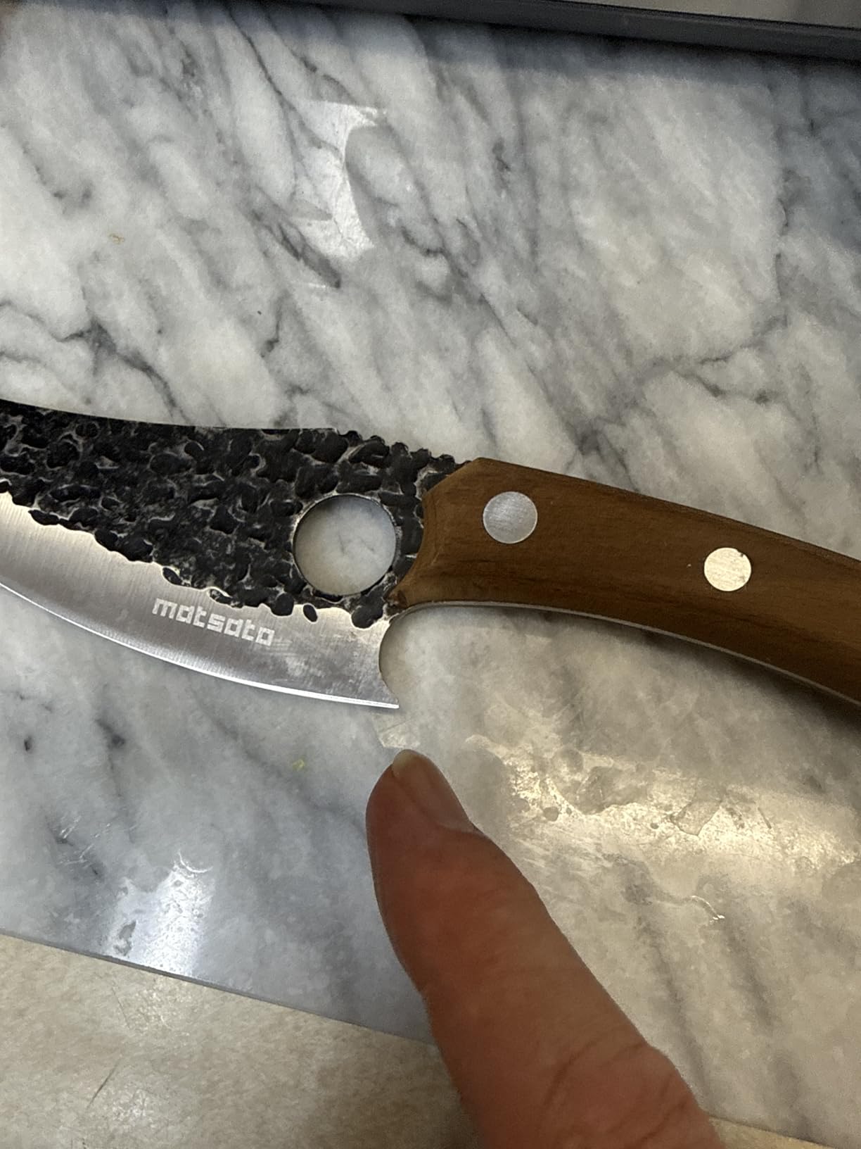 Matsato Chef Knife - Perfect Kitchen Knife for Cooking, Chopping customer photo 2