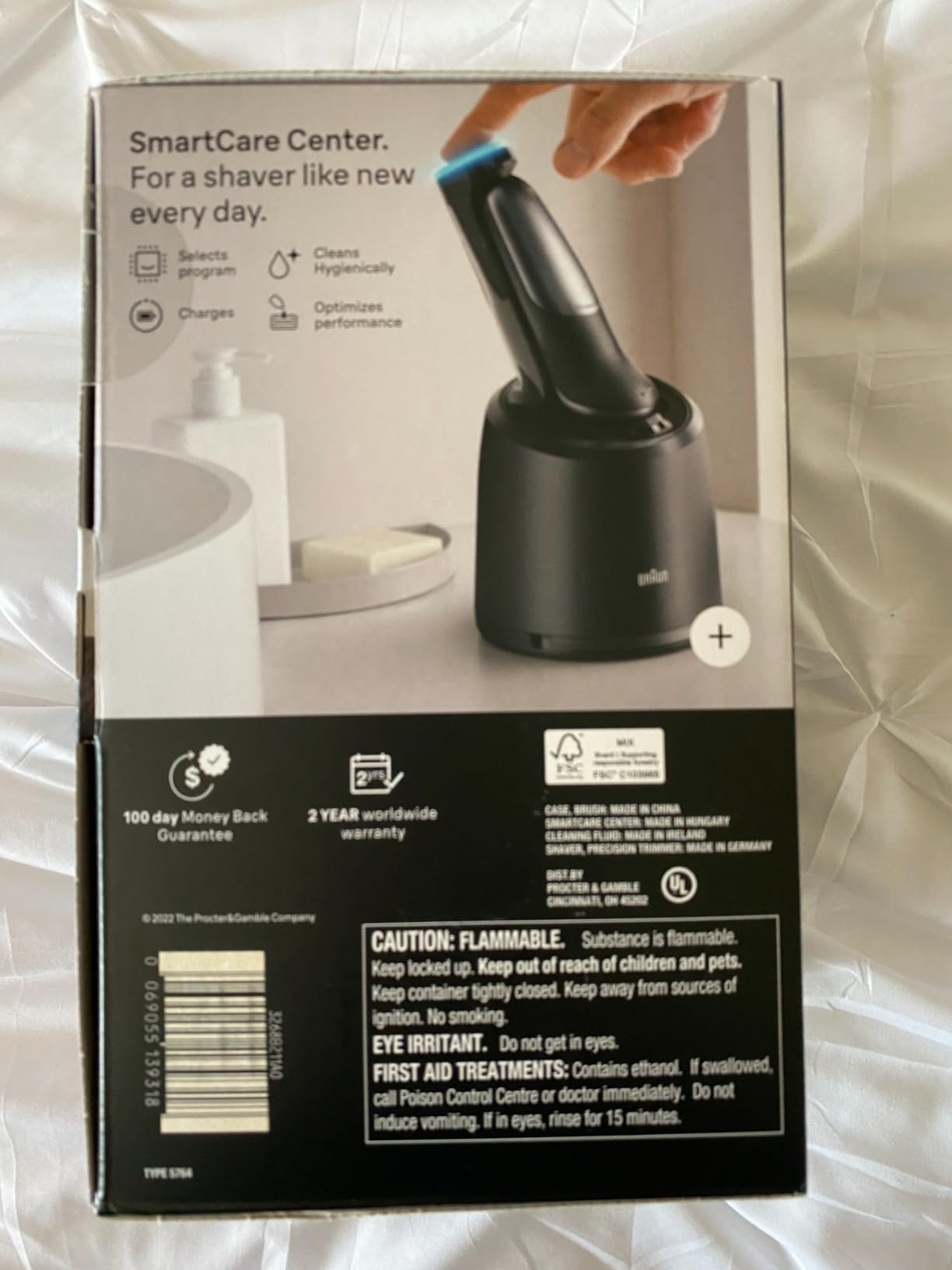 Braun Electric Shaver for Men, Series 7 7171cc, Wet & Dry Shave, Turbo & Gentle Shaving Modes, Waterproof Foil Shaver with Precision Trimmer, Space Grey customer photo 1