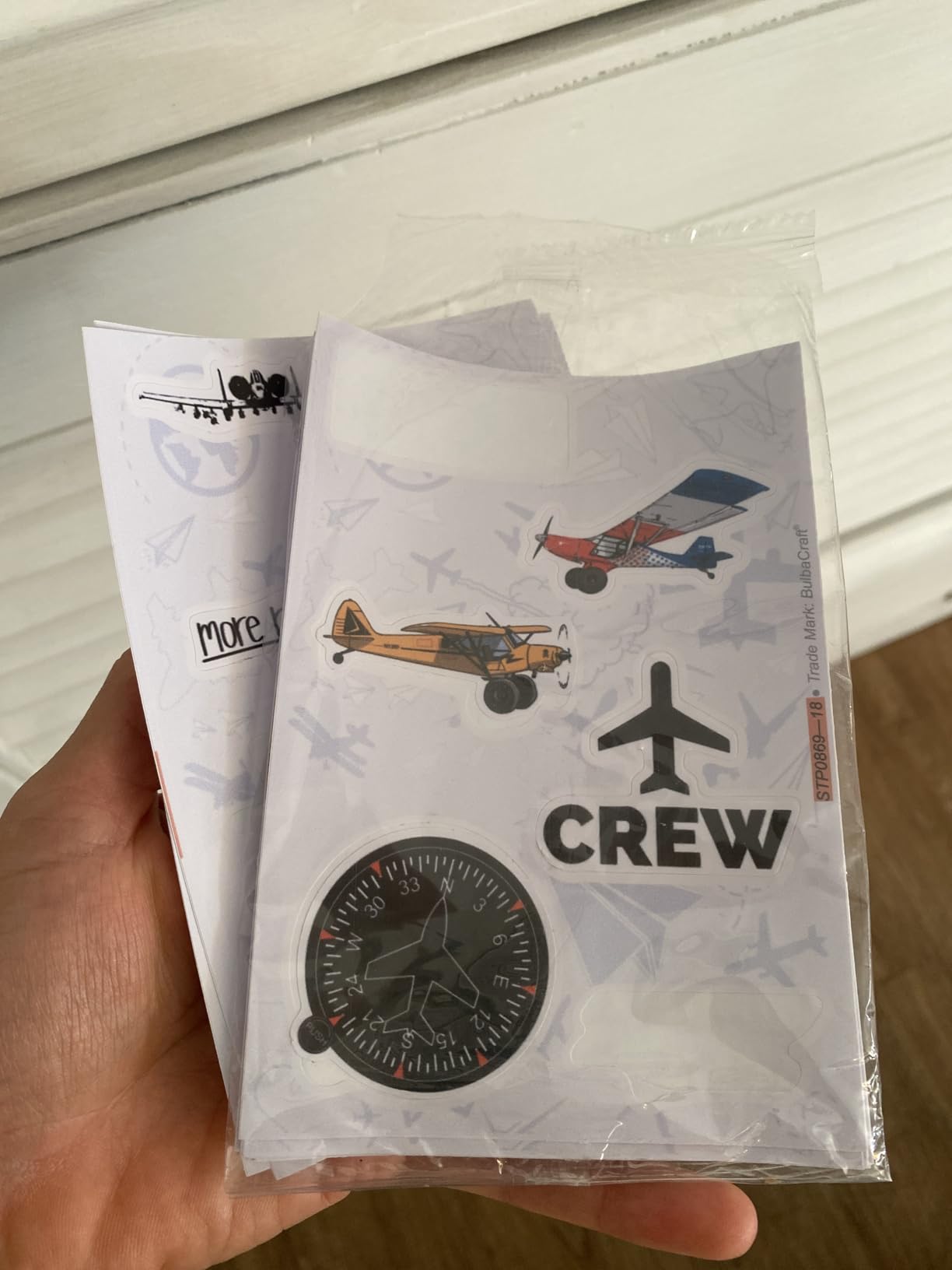 100Pcs Aviation Stickers and Decals, Pilot Stickers for Laptop, Airplane Decals, Aviation Gifts, Airplane Party Decorations, Gifts for Women & Men customer photo 1