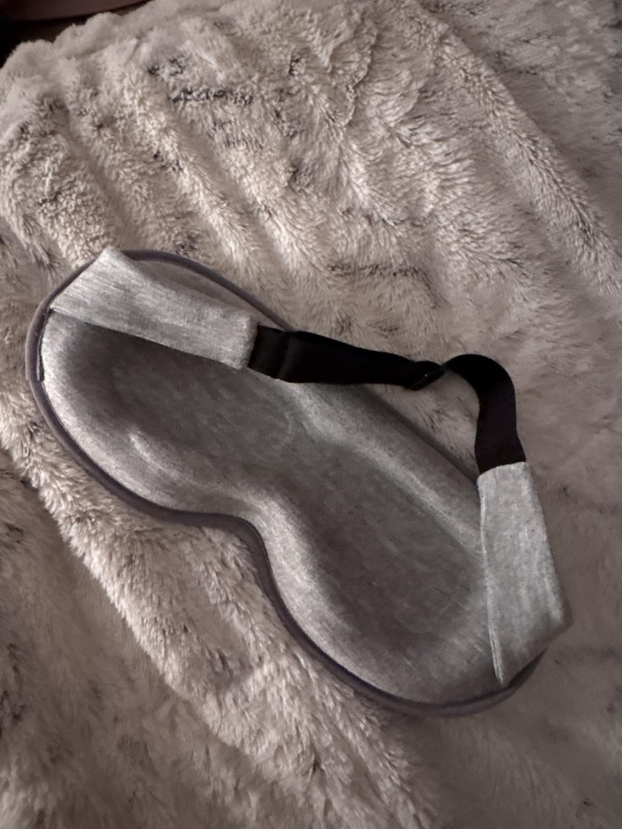 FACEMOON 3D Blackout Weighted Eye Mask for Sleep, Airplane Travel Essential customer photo 2