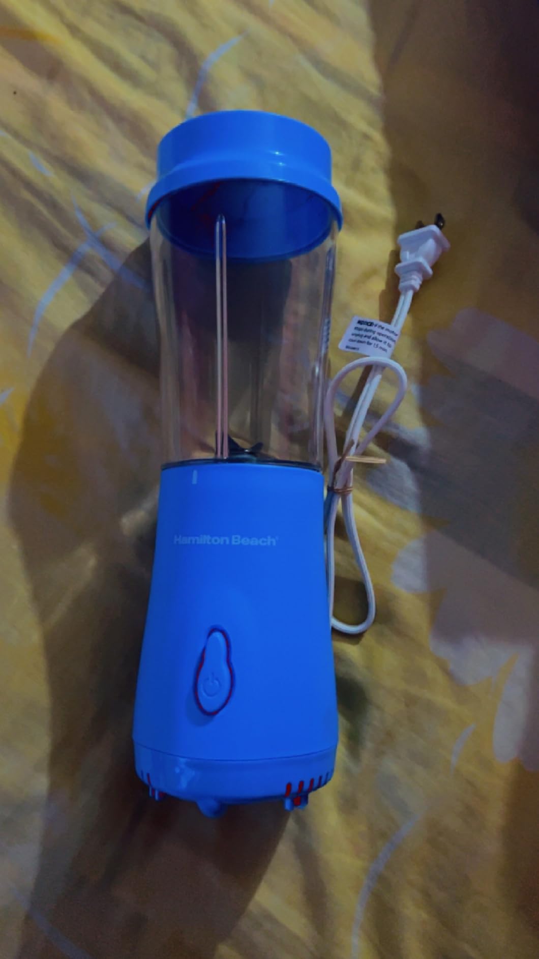 Hamilton Beach Portable Blender for Smoothies With 14 oz. Travel Jar customer photo 2