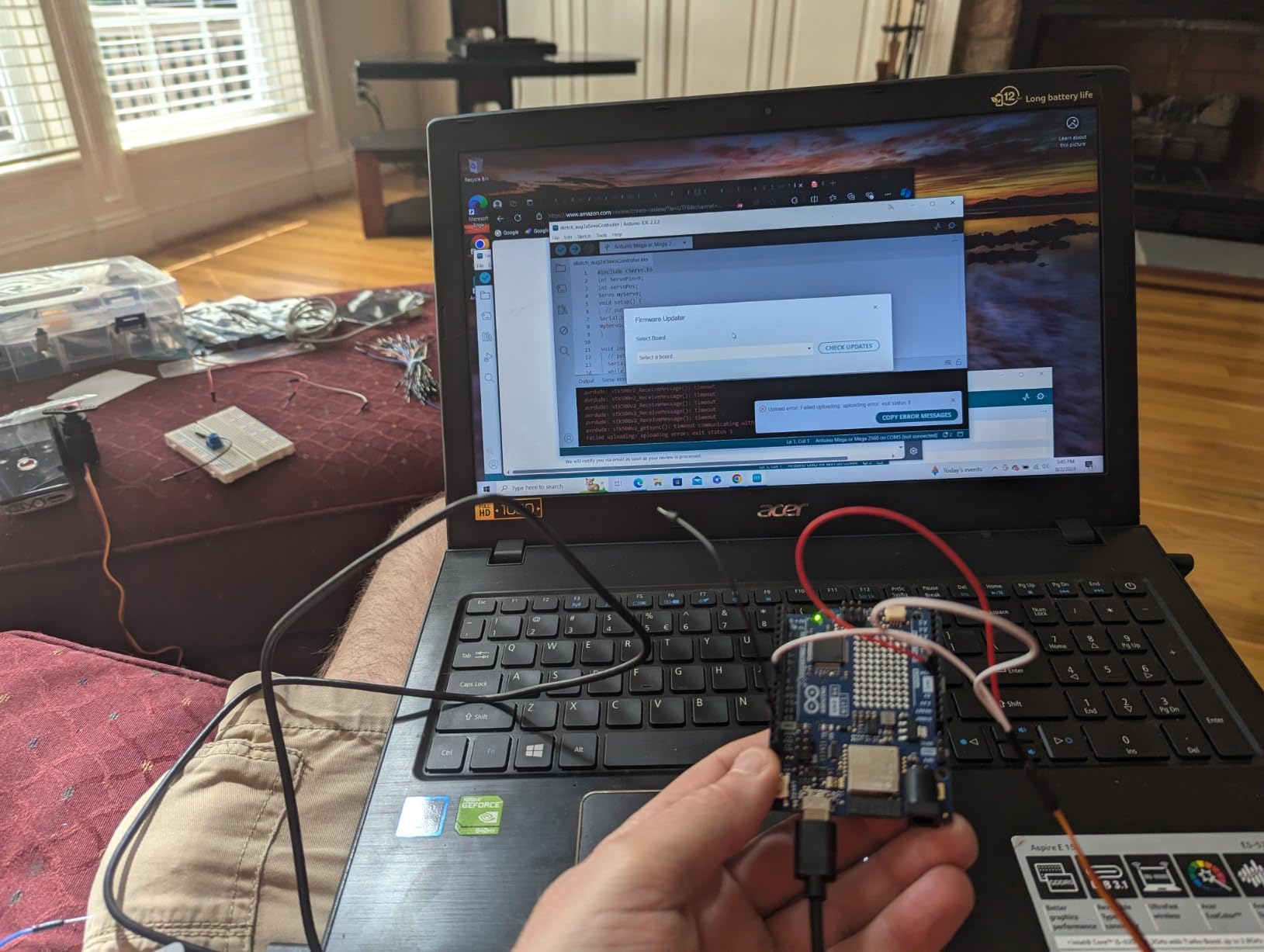 SunFounder Elite Explorer Kit with Original Arduino Uno R4 WiFi, RoHS Compliant, Bluetooth IoT ESP32 IIC LCD1602 OLED, Super Starter Kit, Online Tutorials & Video Courses for Beginners & Engineers customer photo 2