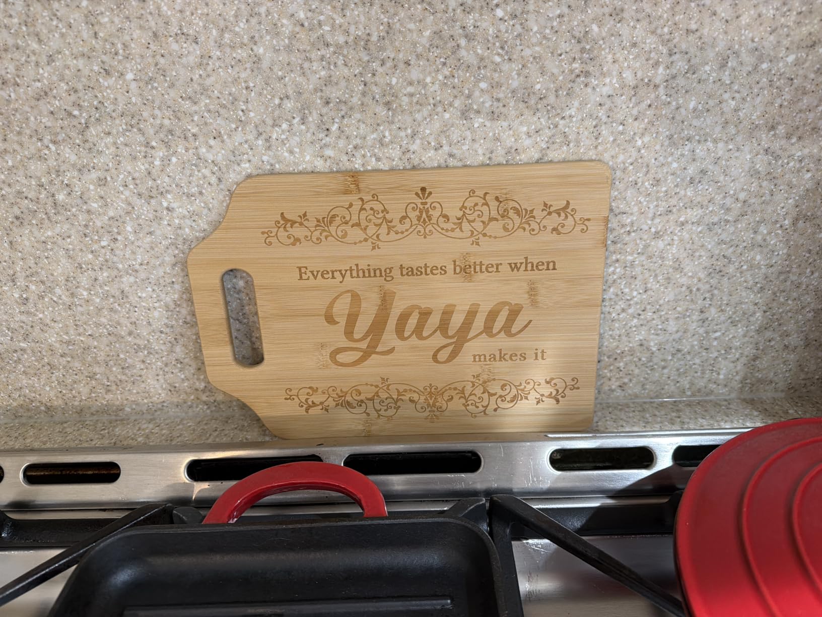 Grandma Gifts for Grandma Birthday Gifts - Engraved Bamboo Cutting Board customer photo 2