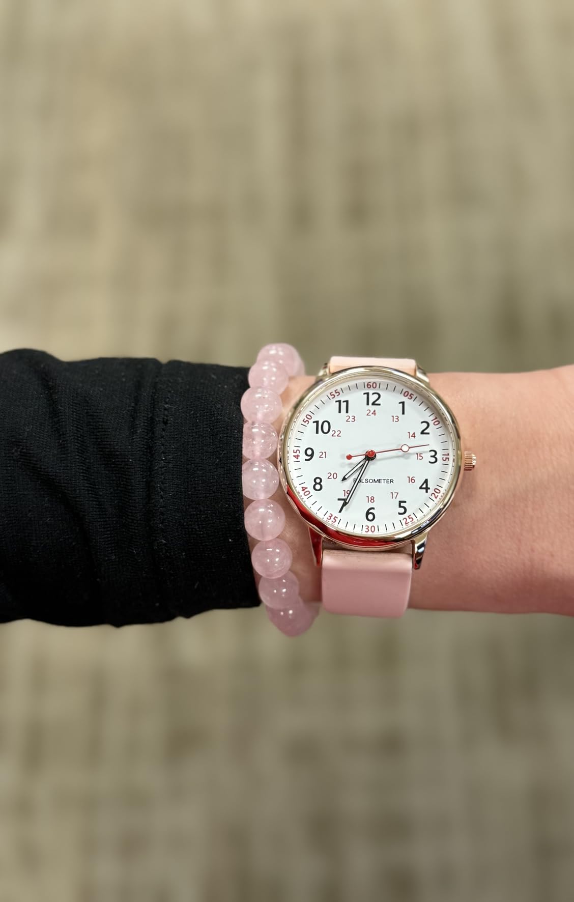 TWOPTION Nurse Watch for Women Waterproof Analog Silicone Watch with Second Hand Nursing Watch customer photo 1