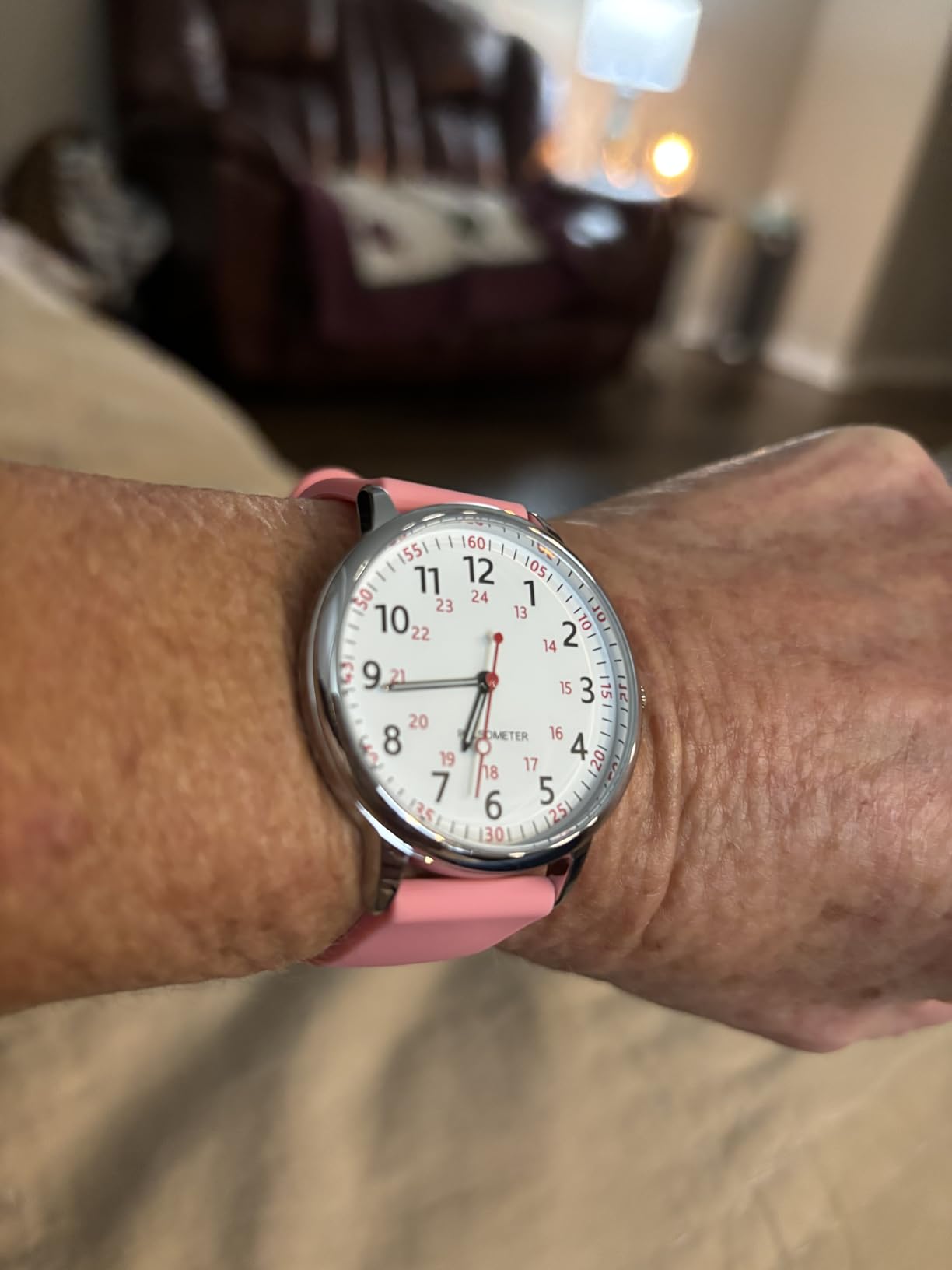 IBSO Women Watch for Nurse Easy to Read Dial Wristwatches Silicone Band Water Resistant Watches Second Hand and 24 Hour customer photo 1