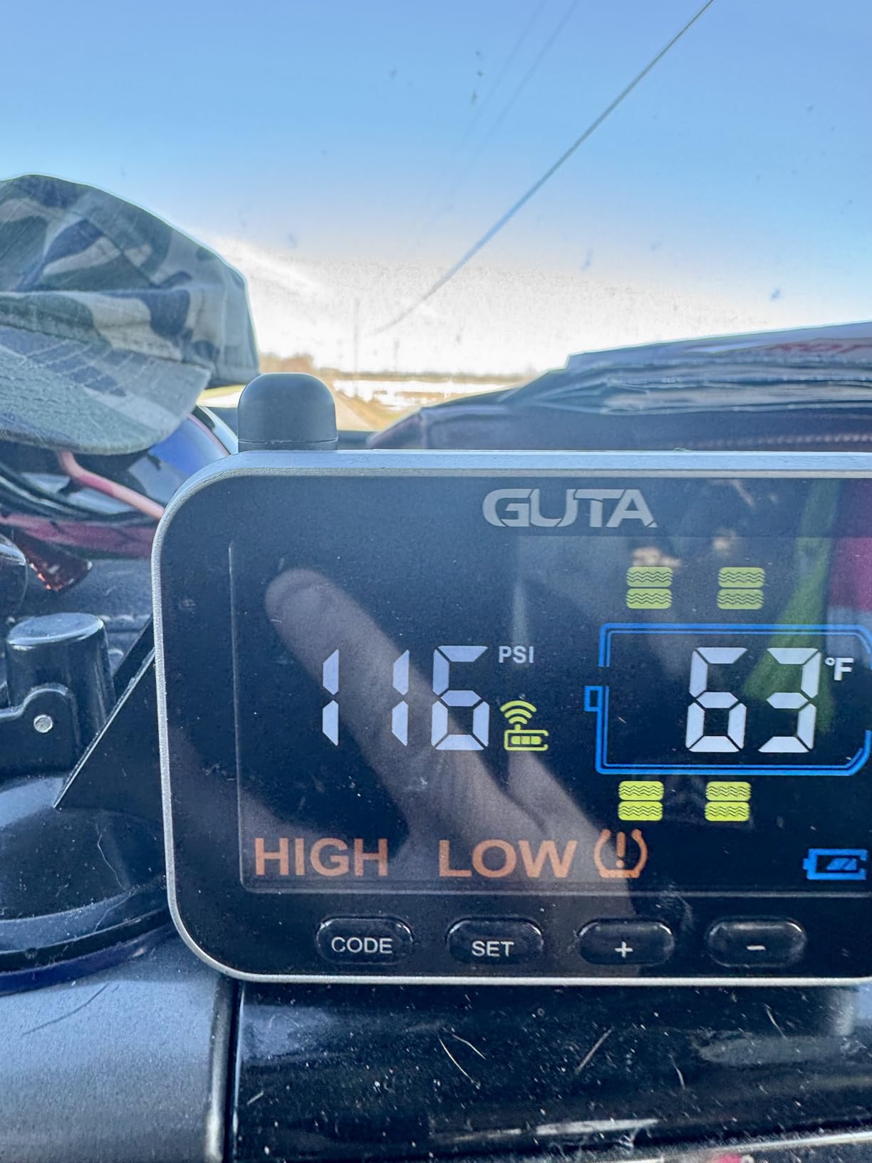 GUTA GT20 Trailer Tire Pressure Monitoring System, TPMS with 10 Sensors customer photo 1