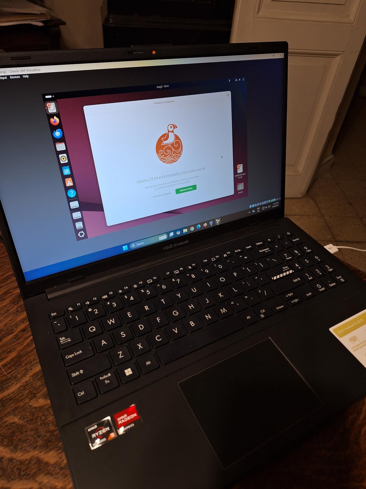 ASUS Vivobook Go 15.6” FHD Slim Laptop, AMD Ryzen 3 7320U Quad Core Processor, 8GB DDR5 RAM, 128GB SSD, Windows 11 Home, Fast Charging, Webcam Sheild, Military Grade Durability, Black, E1504FA-AS33 customer photo 2