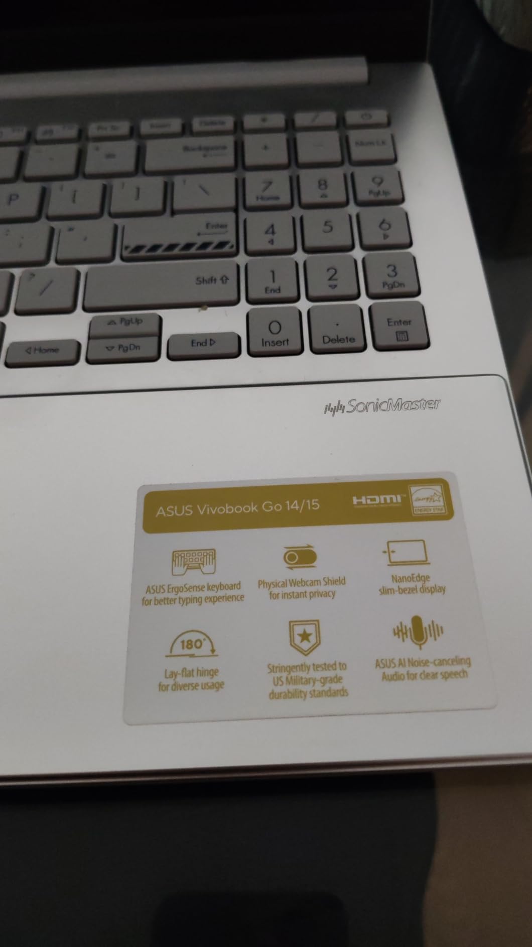 ASUS Vivobook Go 15.6” Slim Laptop, AMD Ryzen 5 7520U, 8GB, 512GB, Windows 11 Home, Cool Silver, Military Grade Durability, Fast Charging, Webcam Shield, E1504FA-AS54 customer photo 2