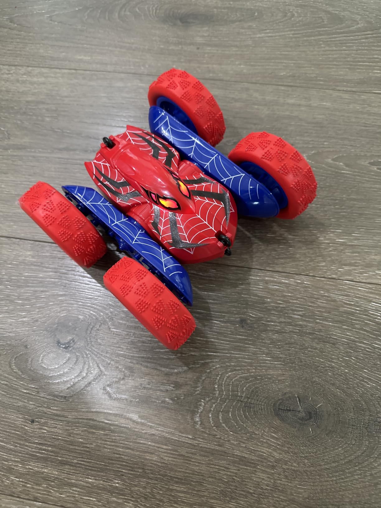 Excitobo Remote Control Car,RC Cars Boys Toys for 3 4 5 6 7 8 9 10 11 12 Year Old Boy Double Sided 360°Flip 4WD Rechargeable Drift RC Race Car Birthday Gifts Easter Basket Stuffers for Kids Age 3-12 customer photo 2