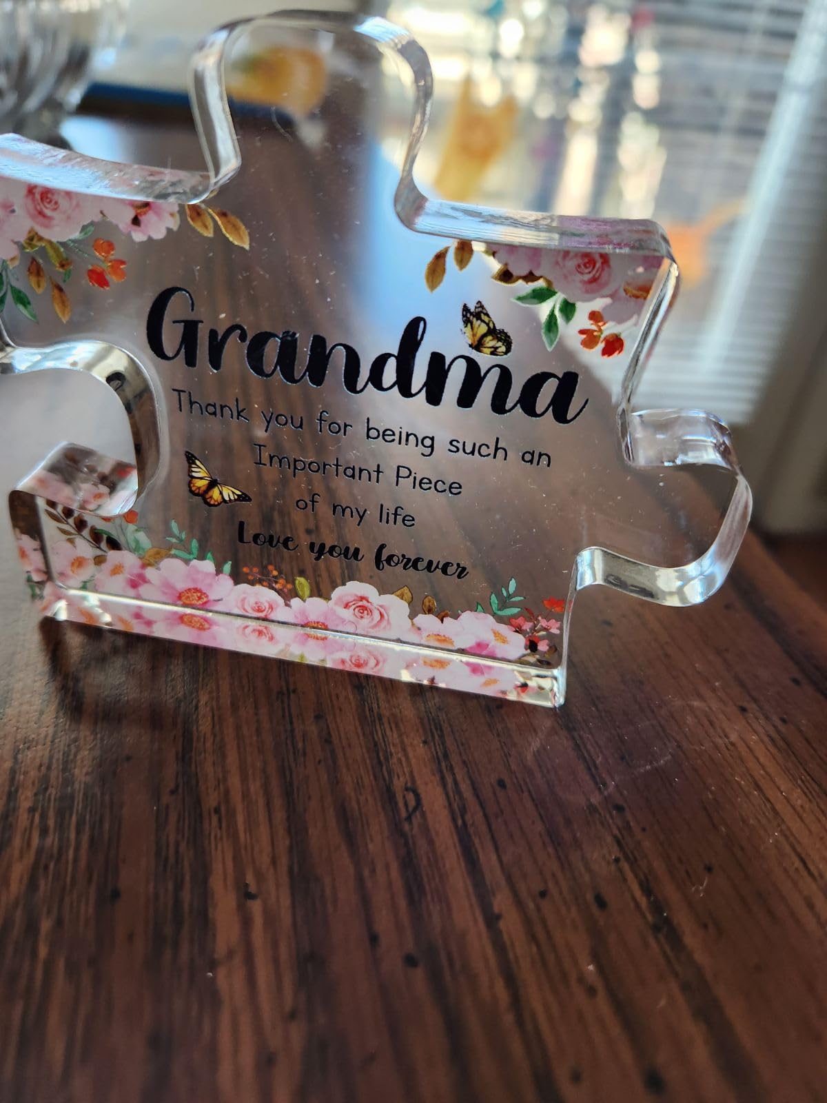 Mother in Law Gifts - Acrylic Puzzle Piece 3.9 x 3.3 inch customer photo 2