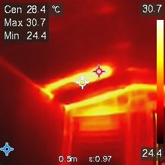 HF96 Thermal Camera with AI Scene Detection, Laser Pointer, -4°F~1022°F | 240x240 Super Resolution, Thermal Imaging Camera for HVAC Electrical Building Inspection,25Hz Infrared Camera,11h Runtime customer photo 2