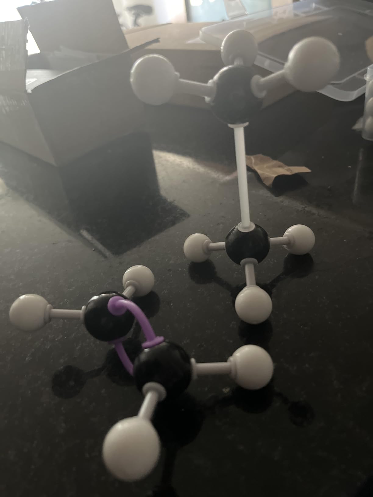 Molecular Model Kit, 444 Pcs Organic Chemistry Structure Set | Includes with 136 atoms,158 bonds, Build Chemical Structure, C60 Fullerene, Visualize Organic Molecule, High School & College customer photo 1