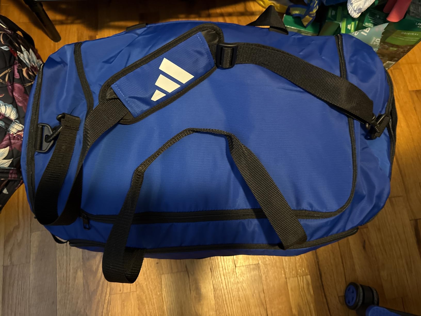 adidas Defender Duffel Bag, Black, OSFA customer photo 1