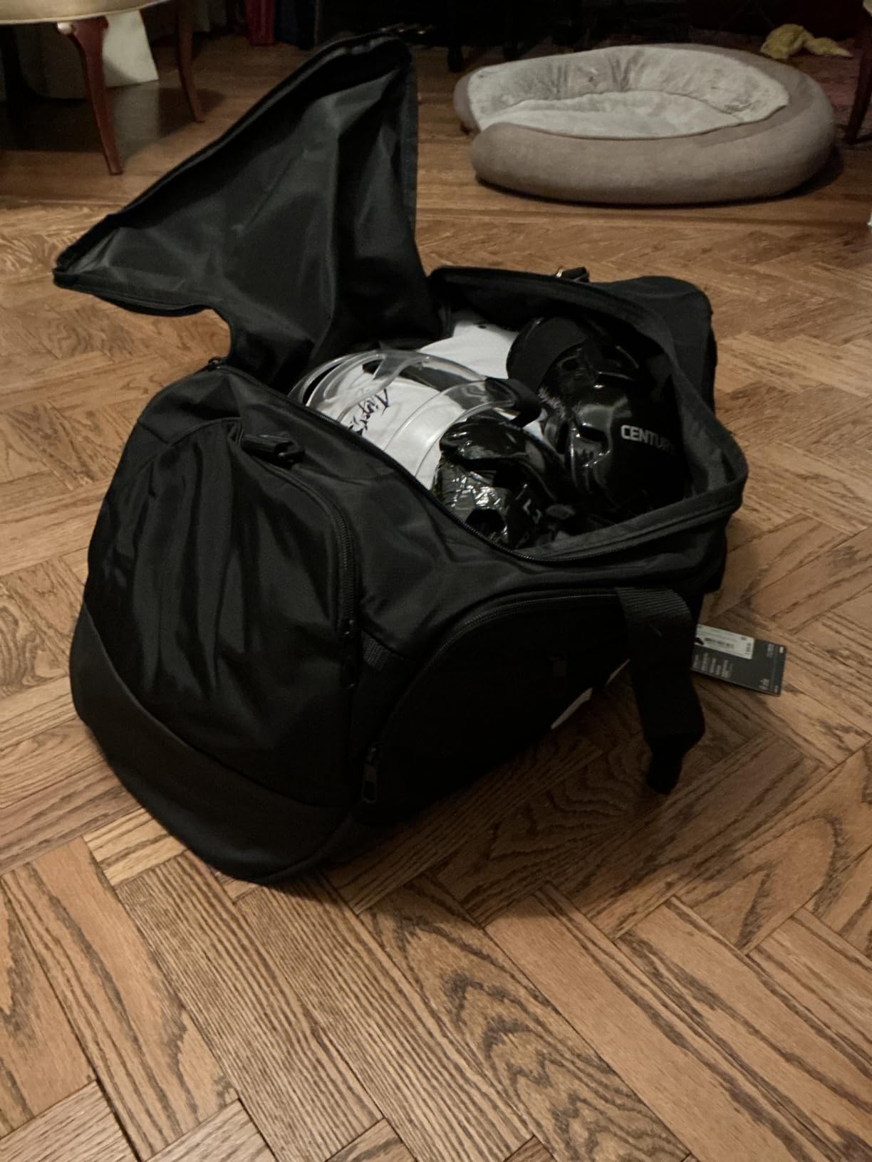 adidas Defender Duffel Bag, Black, OSFA customer photo 2