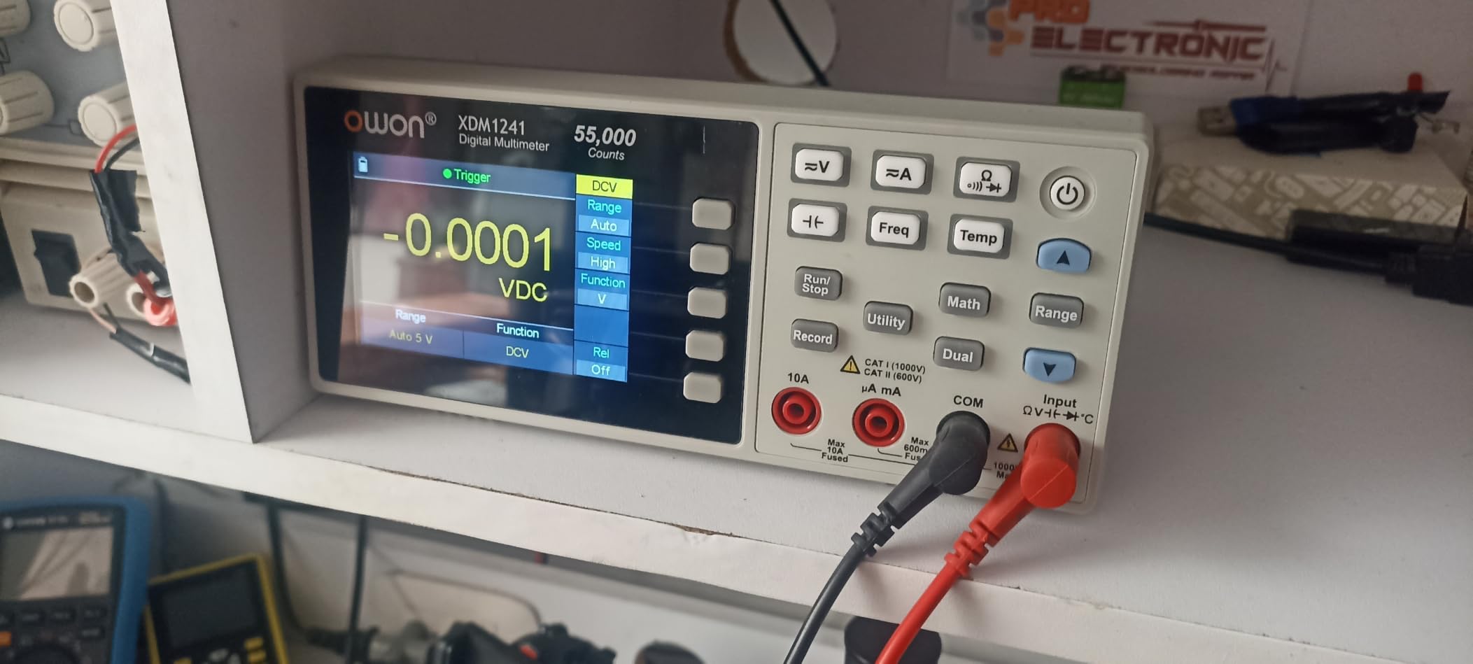 OWON Desktop Digital Multimeter with 3.5-inch LCD Display,Voltage, and Temperature with True RMS Capability,Designed for use in Laboratories, Instruments, and Factories XDM1241 customer photo 1
