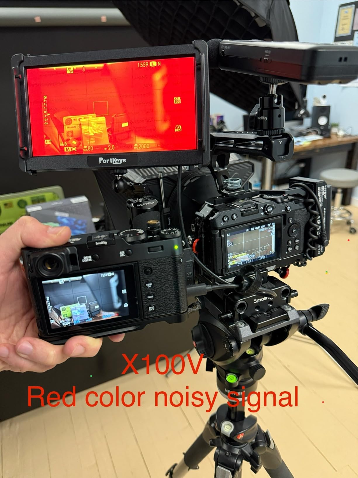 Portkeys HD7H 1000nit DSLR Camera Field Monitor 7 Inch 1280x720 IPS Camera Monitor Support 4K30p HDMI Input with Top Shortcut Keys and Sunshade customer photo 2