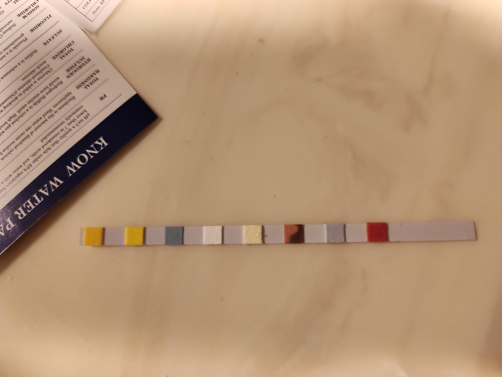 Home Water Testing Kits for Drinking Water: 18 in 1 Well Water Test Kit 200 Strips with 5 Tests for Bacteria to Detecting Fluoride Hardness Iron, etc, BLUE customer photo 1
