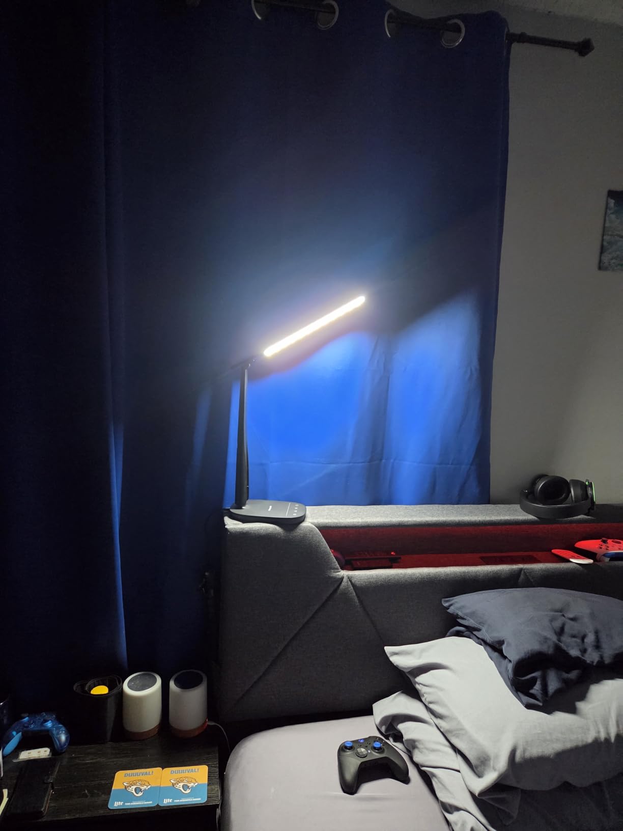 Honeywell HWT-H2 LED Desk Lamp, Eye-Caring Full Spectrum, USB Charging | CRI94 Full Spectrum Eye-Caring Light, Low Blue Light, 4 Color Modes, USB-A & USB-C Charging, Foldable Touch Control customer photo 2