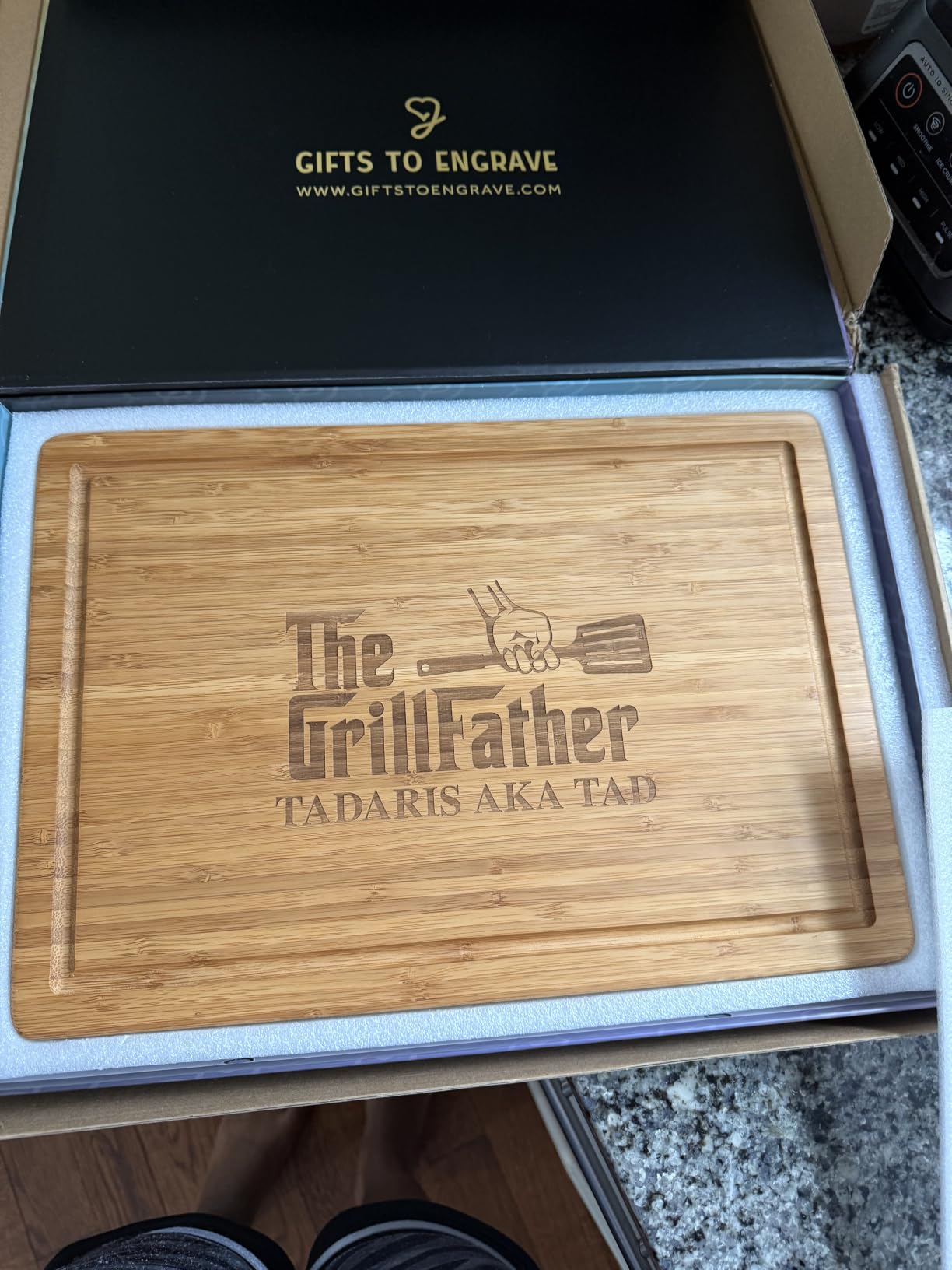 Personalized Gifts for Men Custom Engraved Cutting Board BBQ & Grilling Gift, Unique Grill Master Gift for Dad, Husband, or Father in Law Perfect Birthday or Christmas Gift for Men 2026 customer photo 2