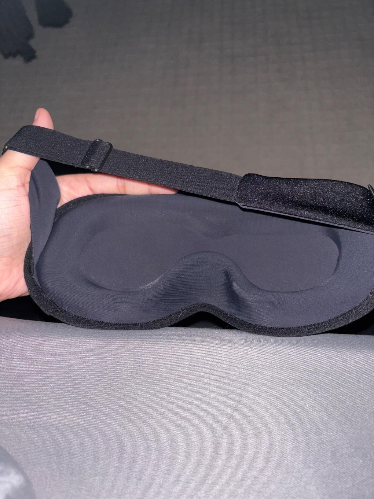 3D Blackout Cooling Gel Eye Mask: 6oz Weighted Cold Compress, Cold Eye Mask for Women, Nurse Night Shift Recovery, Headache & Stress Cooling Comfort, Pink customer photo 1