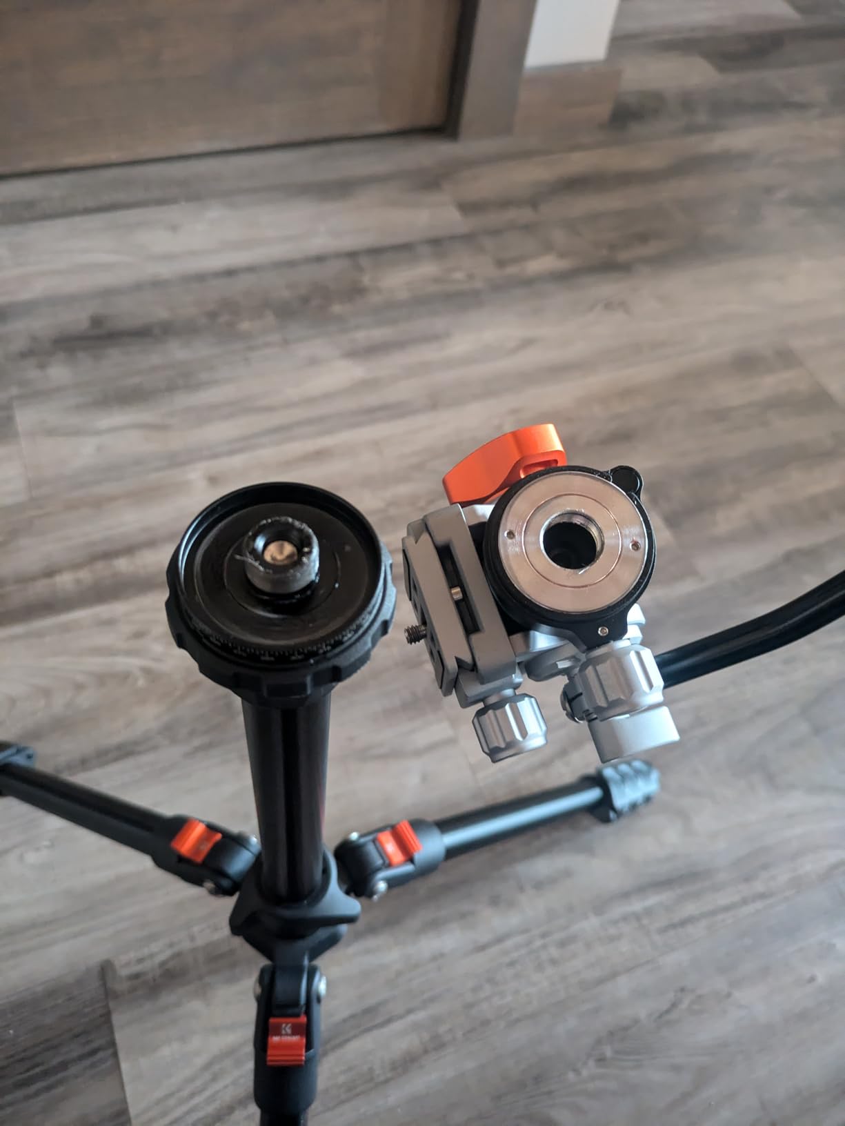 K&F CONCEPT Fluid Head, Silky-Smooth, Stable Tripod Fluid Head for pan and tilt,Arca Swiss-Compatible Fluid Head Mount, max Load 11 lbs/5kg FH-03 customer photo 2