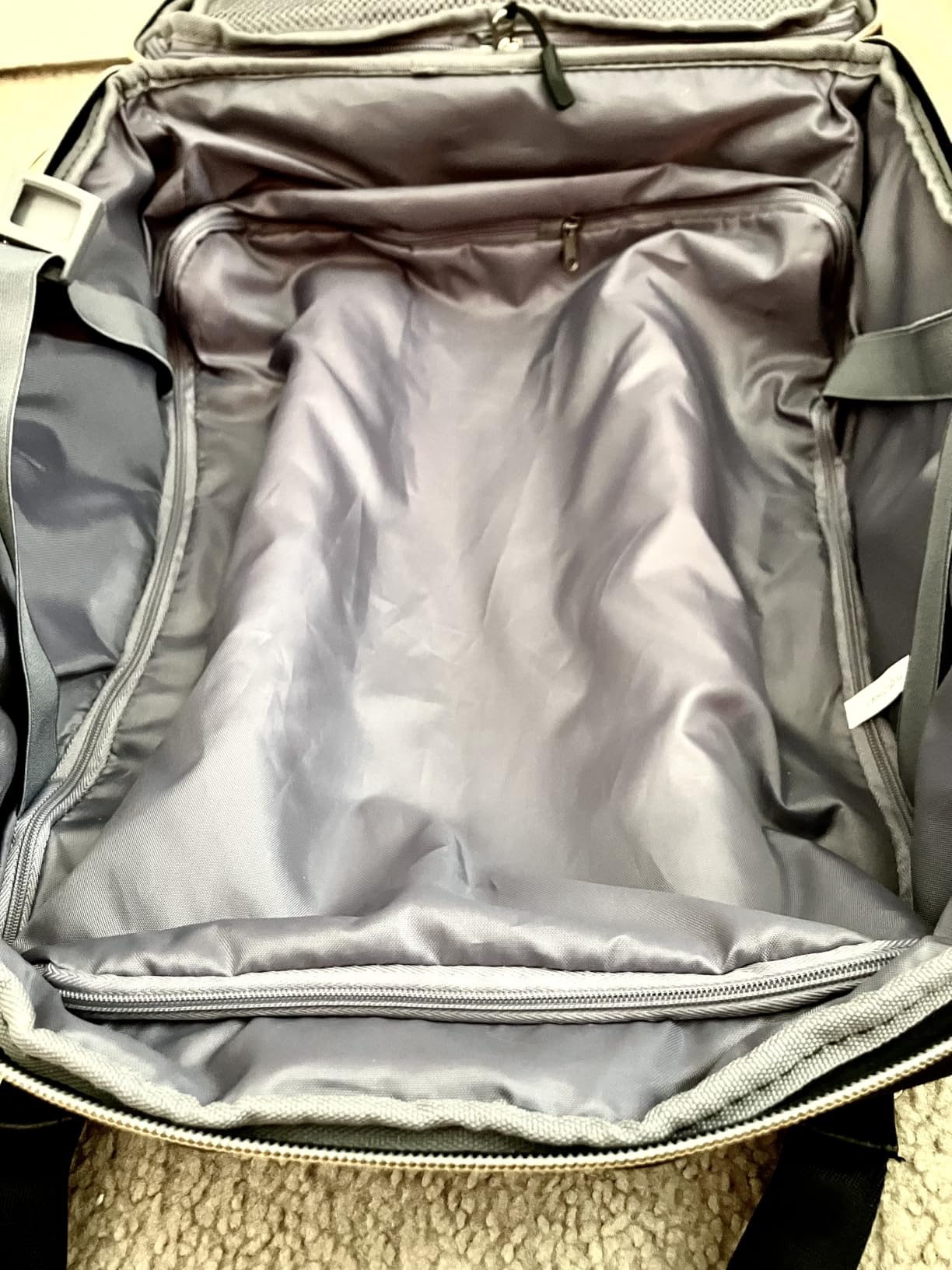 LUGGEX Underseat Carry On Bag, Burgundy, 16