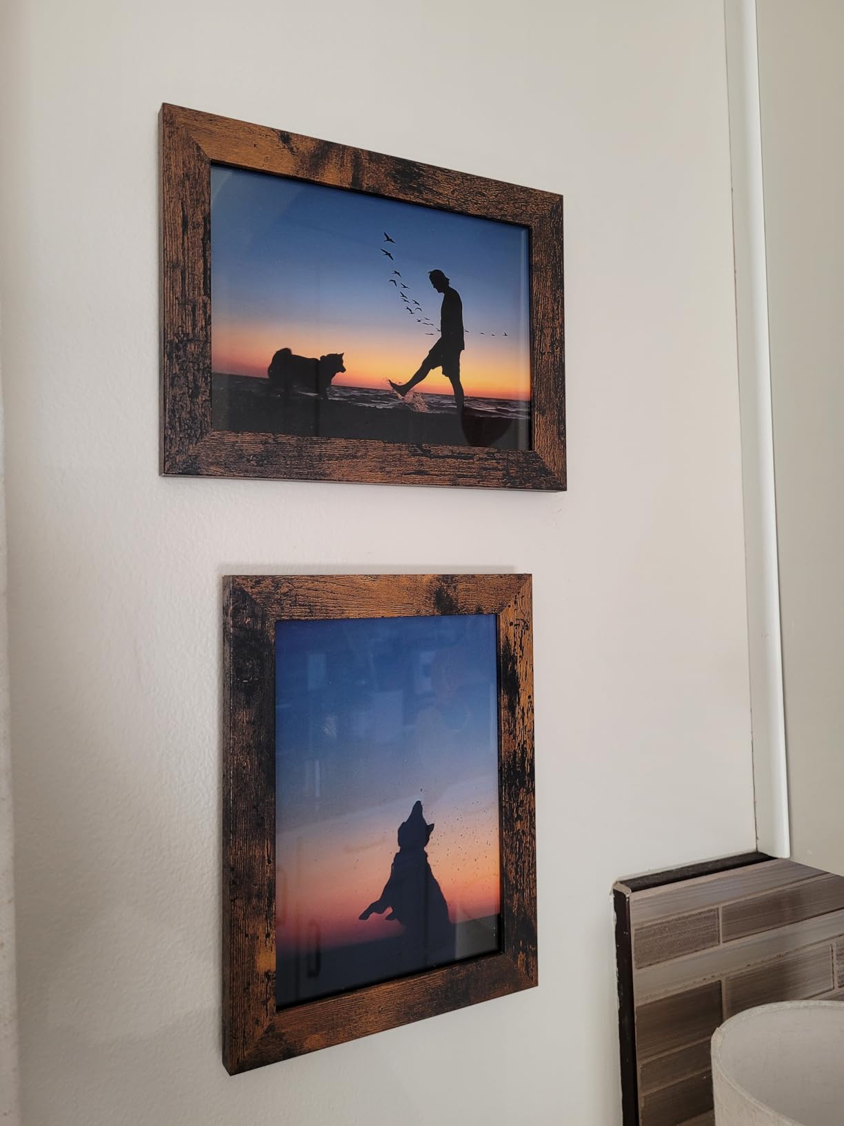 SONGMICS Collage Picture Frames, Set of 10, Glass customer photo 1