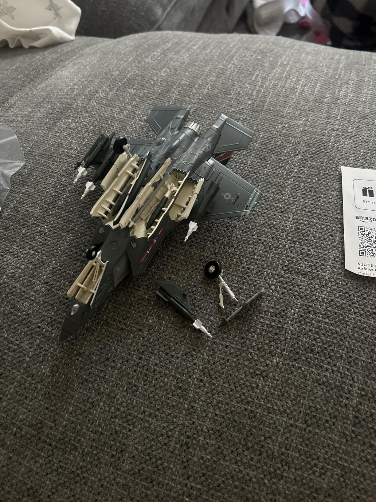 NUOTIE 1/72 F-35I Israeli Air Force Stealth Fighter Aircraft Model customer photo 2