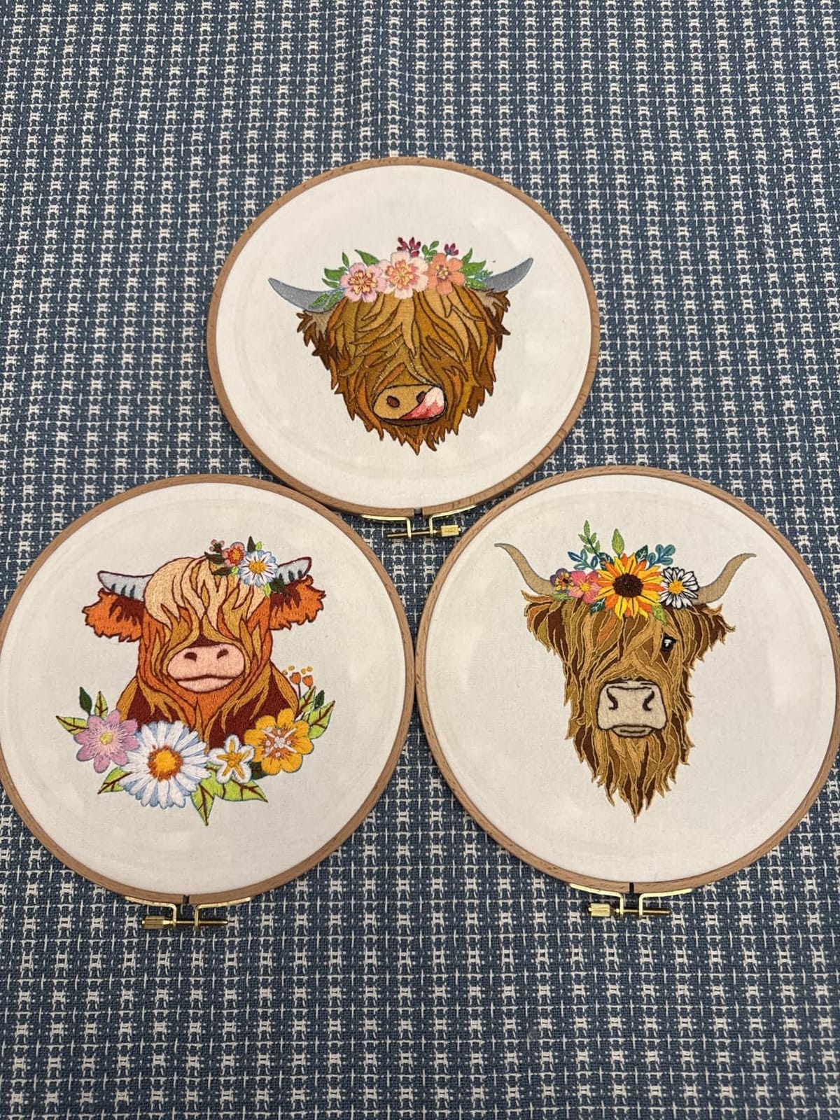 Louise Maelys 3 Sets Funny Embroidery Kits for Beginners customer photo 1