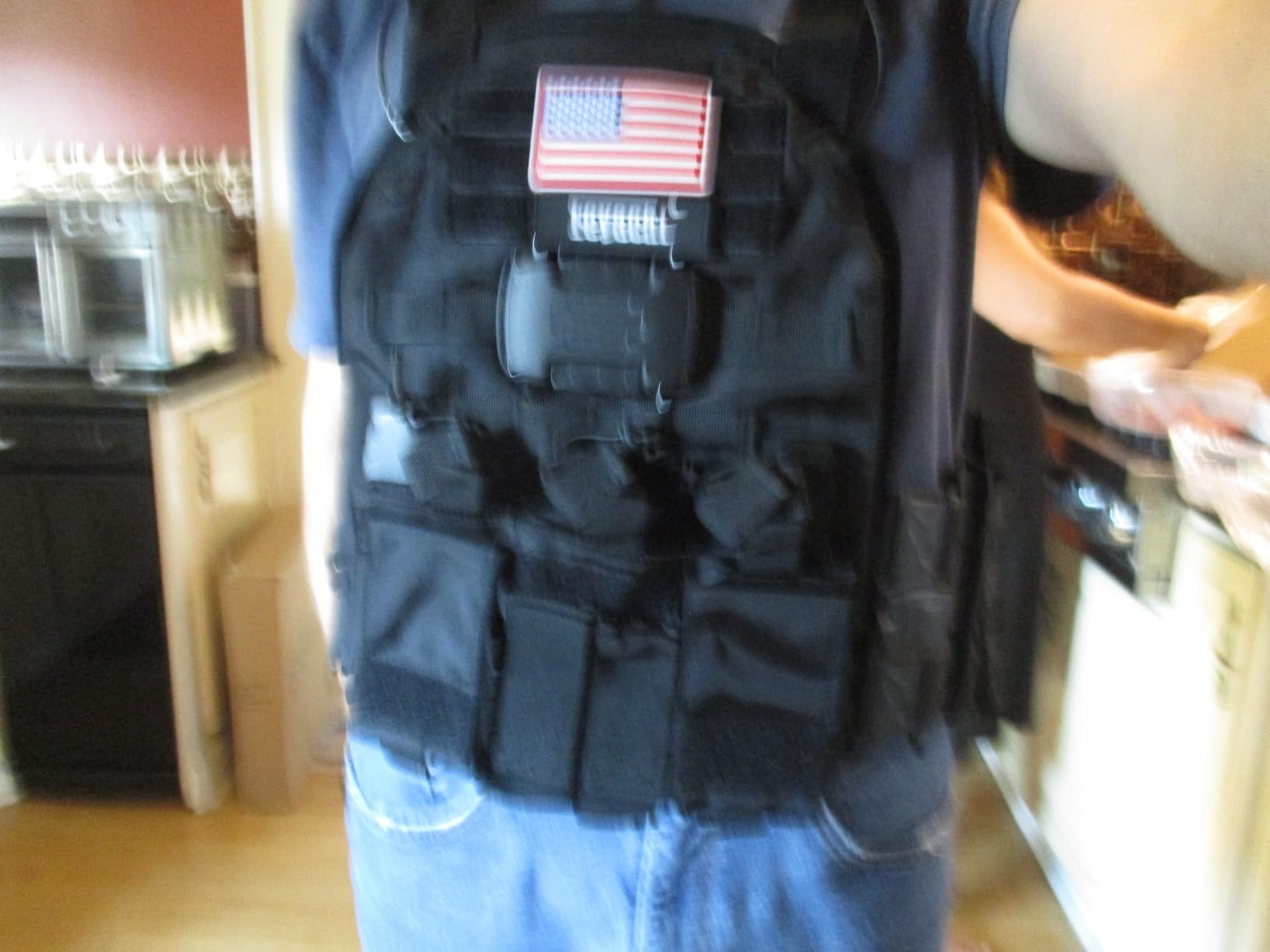 Feyachi TM 20 Magnetic Tactical Vest - Airsoft Vest MOLLE System Multifunctional Quick Release Vests Full Body Adjustable customer photo 2