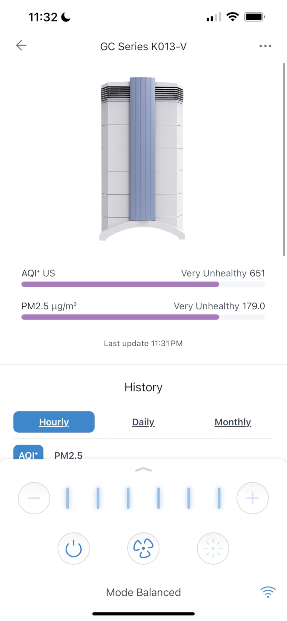 IQAir HealthPro Plus XE Air Purifier HyperHEPA WiFi, Large Rooms 1125 sq ft customer photo 2