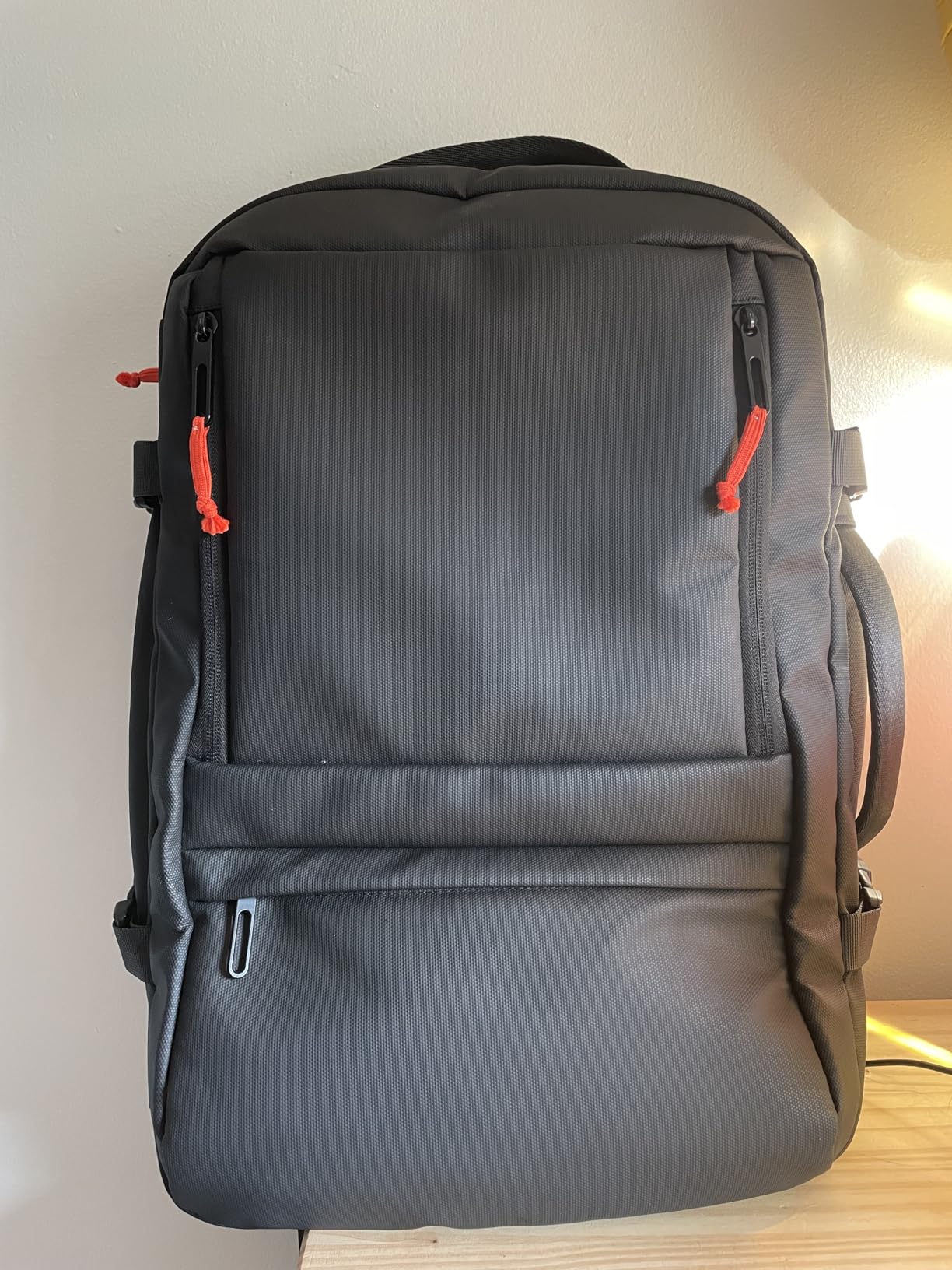 Rcrirth Carry On Travel Backpack Flight Approved for Men Women, Black customer photo 1