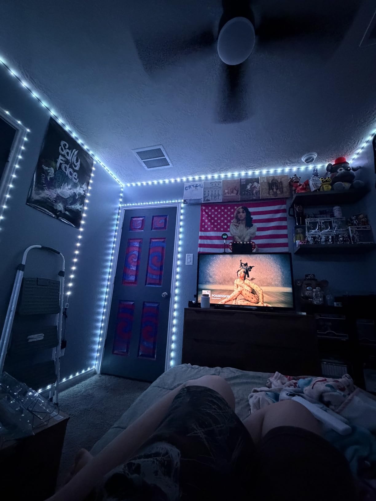 DAYBETTER LED Lights for Bedroom 132ft (2 Rolls of 65.6ft), Music Sync Color Changing Strip Lights with Remote, 24V Power Supply, Classroom Lighting, Room Decor for Teen Girls Boys Birthday Gifts customer photo 1