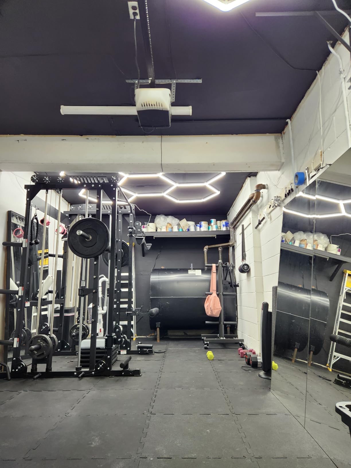 RitFit M1 Pro Smith Machine Cable Crossover Power Cage Home Gym customer photo 1