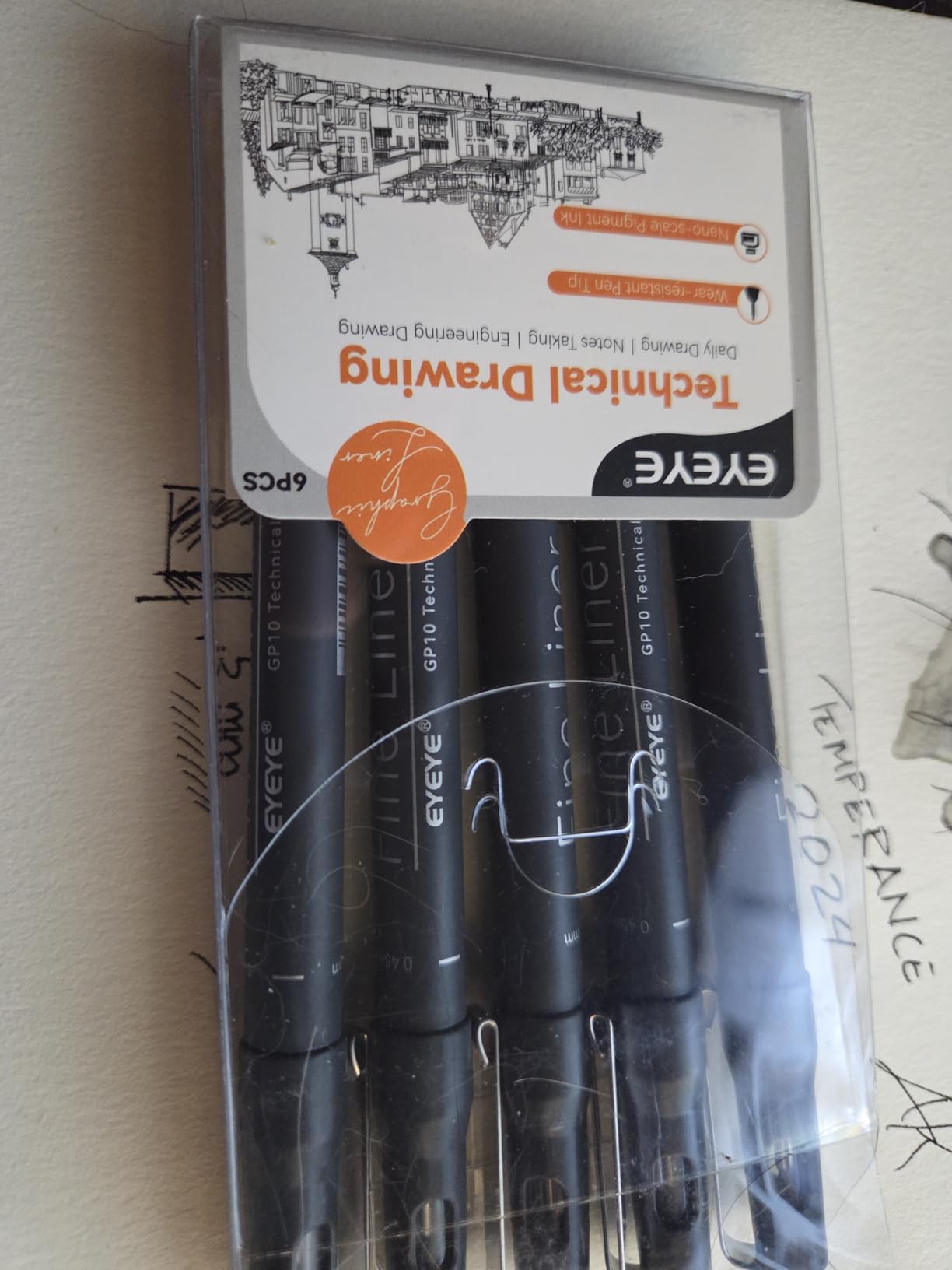 EYEYE Micro Fineliner Pens, Black Drawing Art Pens,12 Archival Pen Waterproof Ink Set Artist Supplies customer photo 1